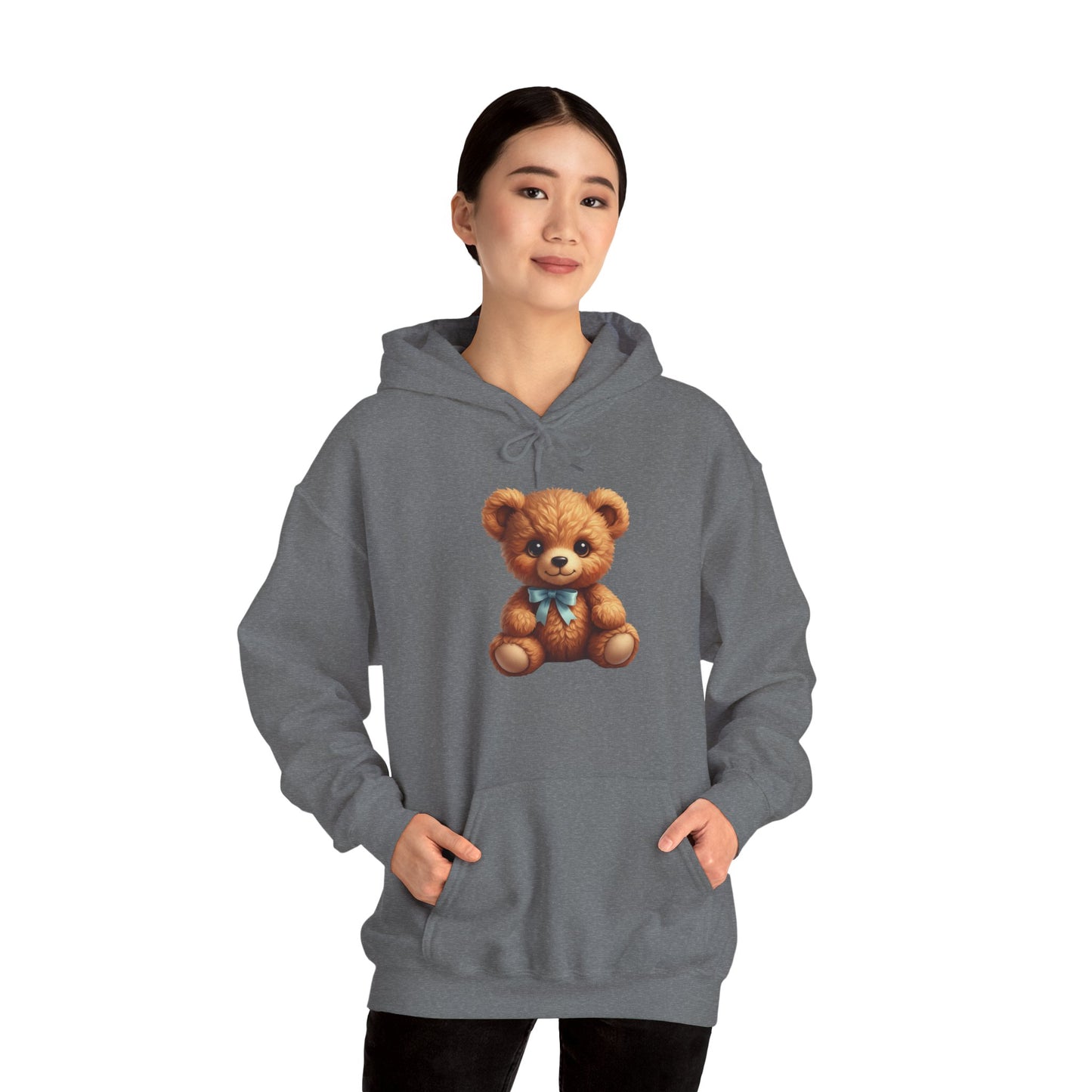 Teddy Bear Hoodie Sweatshirt - Cozy Unisex Heavy Blend™
