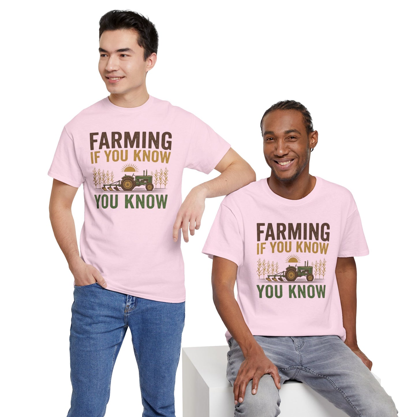 Farming If You Know you Know | Vintage Tractor Shirt | Rustic Farm Life | Agriculture Lovers Graphic Tee | Country Style Farmhouse Clothing