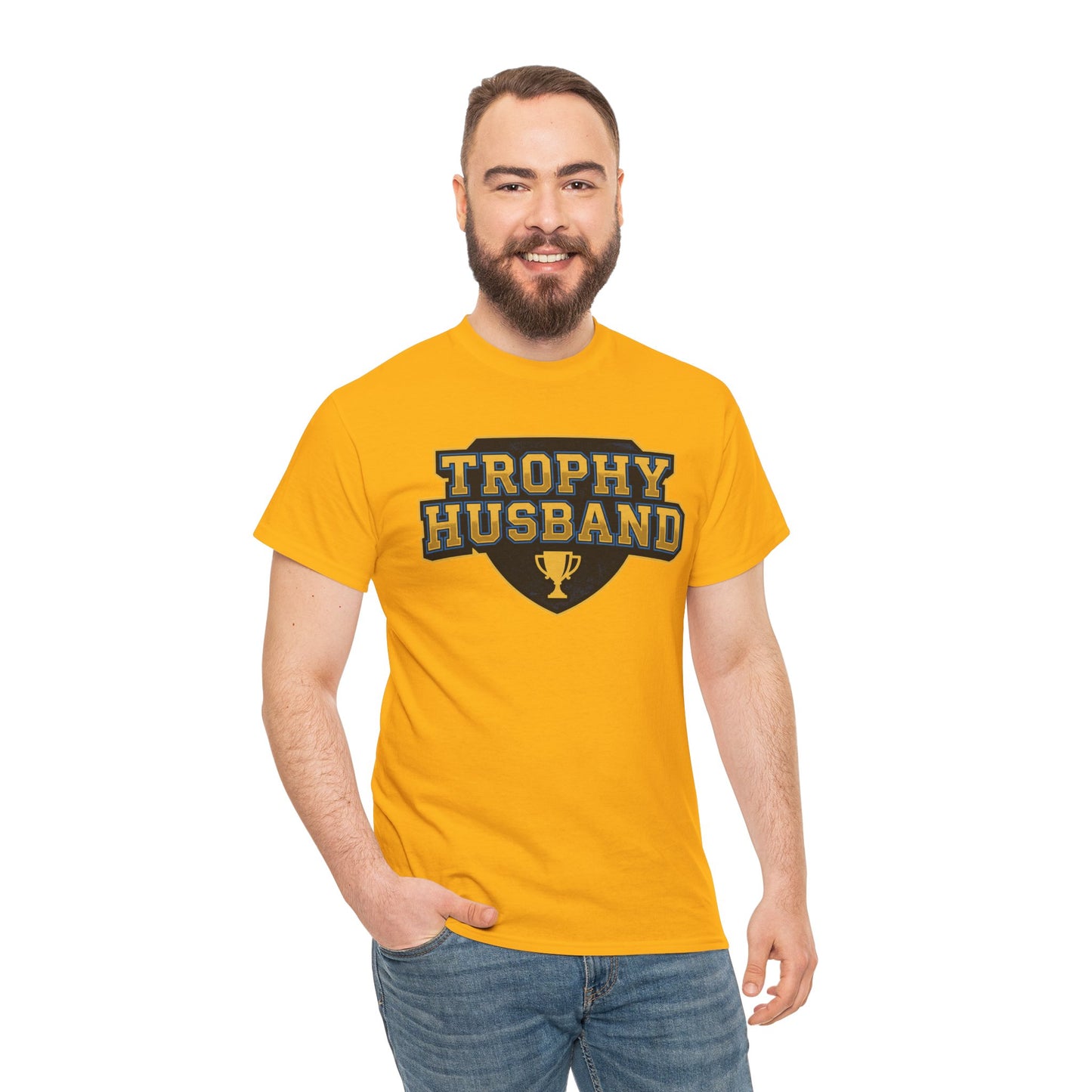 Trophy Husband Shirt - Funny Anniversary Gift For Him - Mens Graphic Tee - Novelty Gag Present - Gift For Hubby