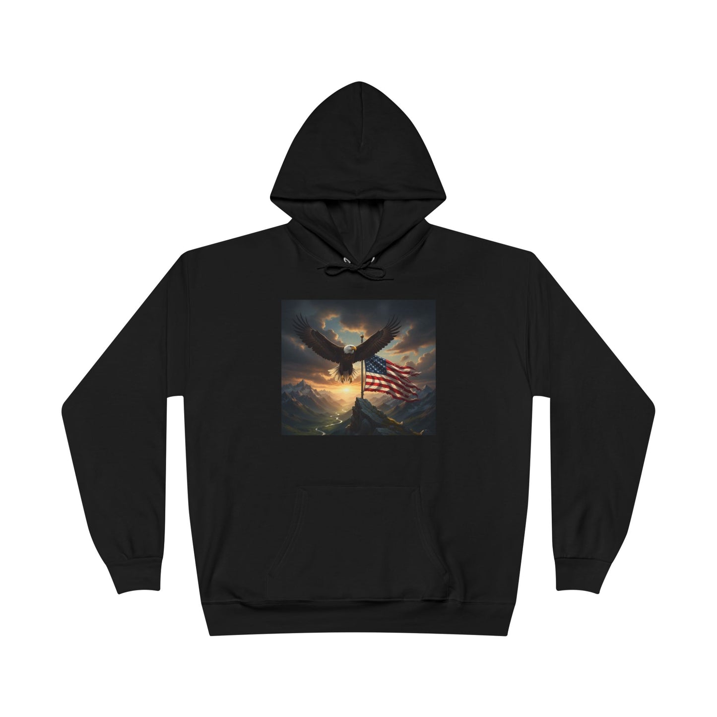 Patriotic Eagle Hoodie Sweatshirt