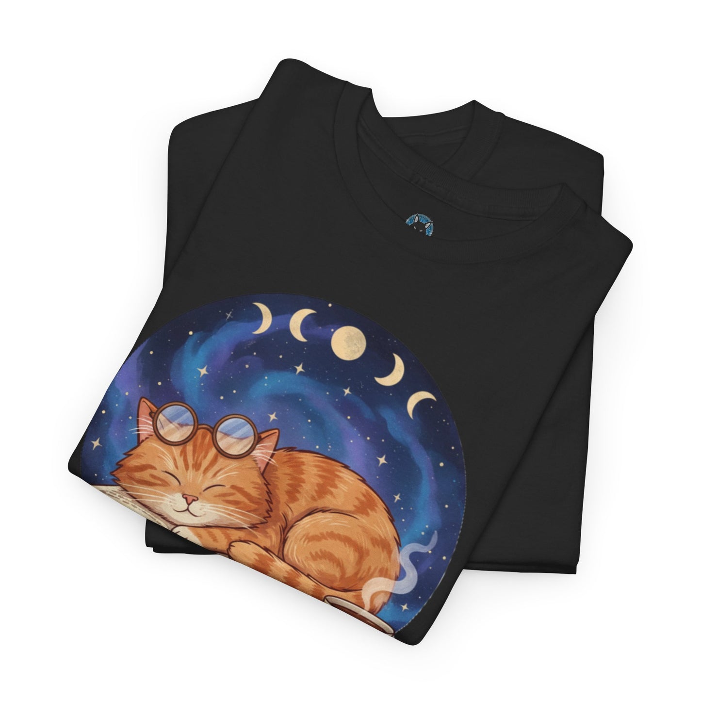 Sleeping Orange Cat shirt | My Weekends Are Booked, moon phases, cozy cat tee