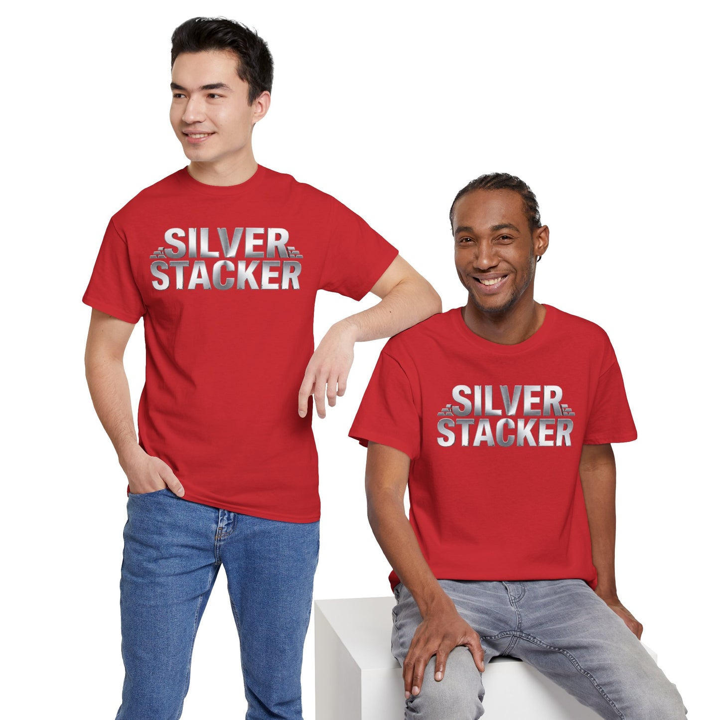 Silver Stacker Shirt -  Precious Metal Collector Gift -  Bullion Investor Tee - Silverbug Apparel - Numismatist Top