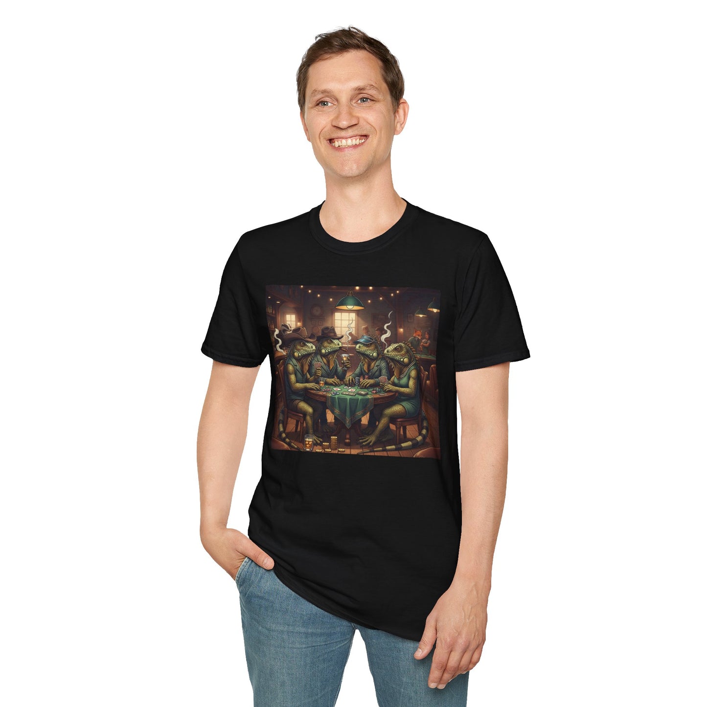 Lizards Playing Cards T-Shirt