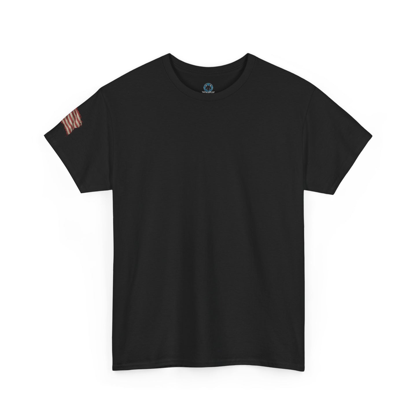 Patriotic Tee with Bald Eagle and Flag