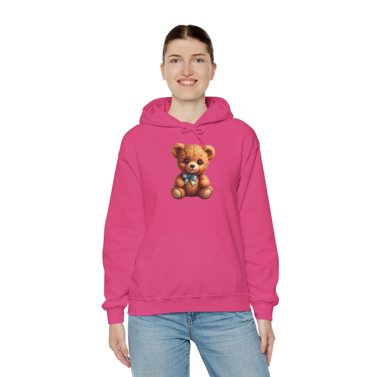 Teddy Bear Hoodie Sweatshirt - Cozy Unisex Heavy Blend™