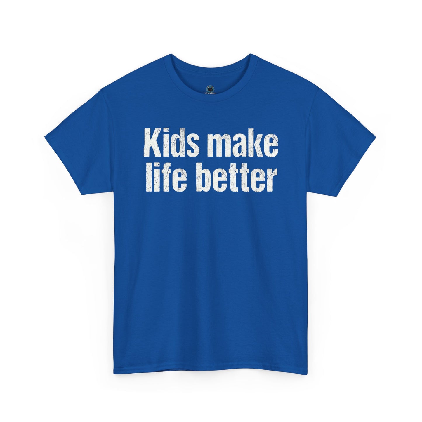 Kids Make Life Better Shirt - Proud Parent Gift - Family Love Tee - Wholesome Quote Top - Positive Mom Dad Apparel