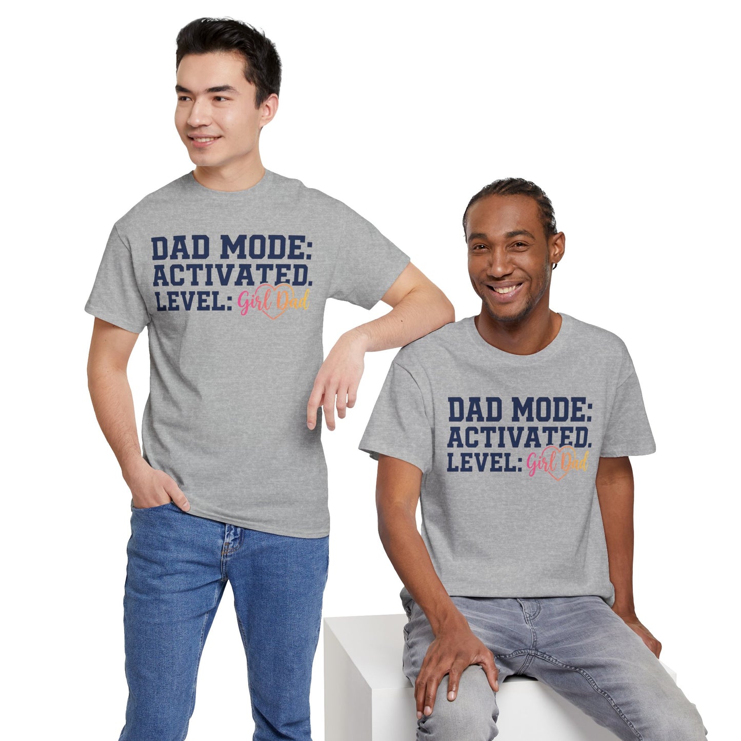 Dad Mode: Activated - Girl Dad Shirt - Funny Fathers Day Gift - New Dad Tee - Husband Present From Daughter