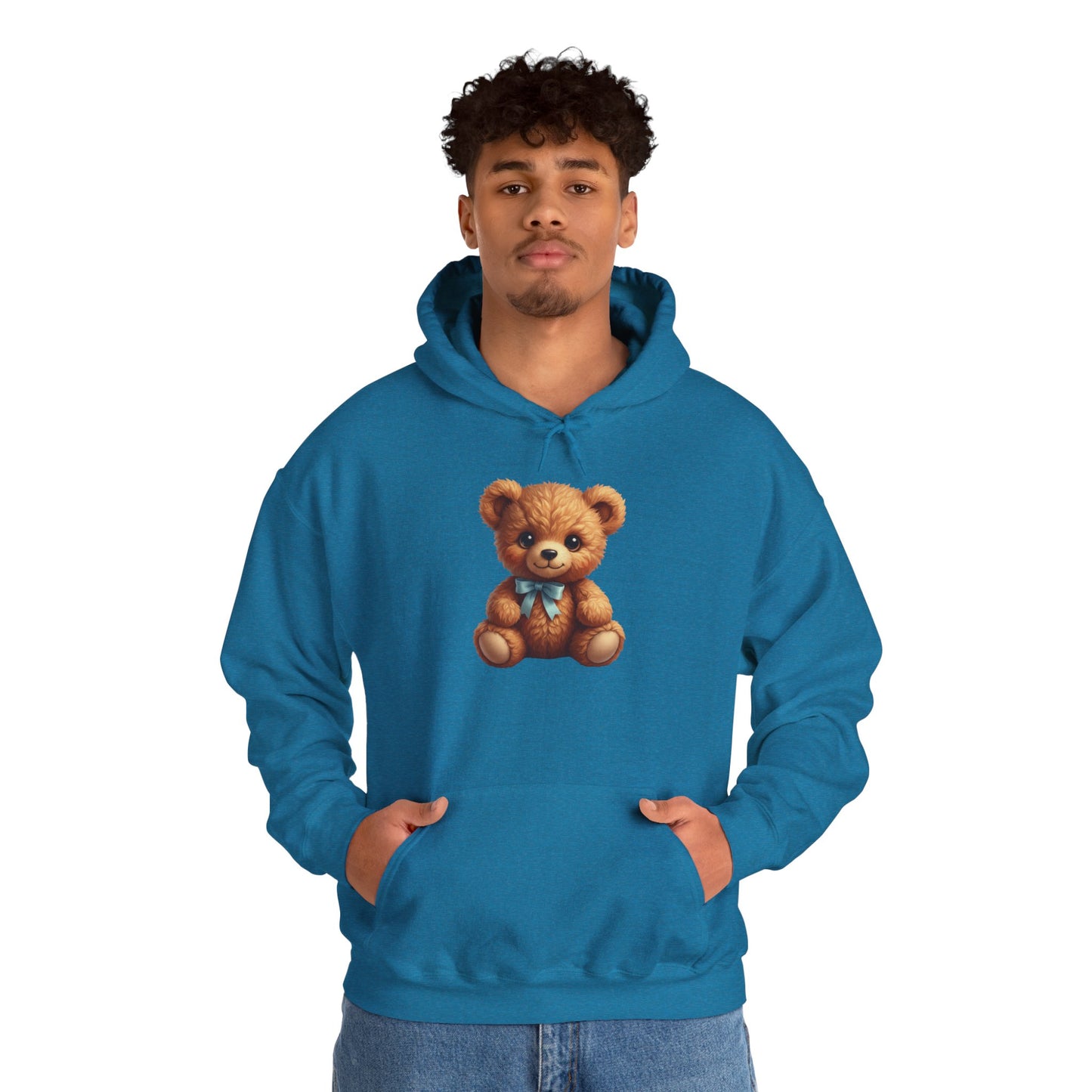 Teddy Bear Hoodie Sweatshirt - Cozy Unisex Heavy Blend™