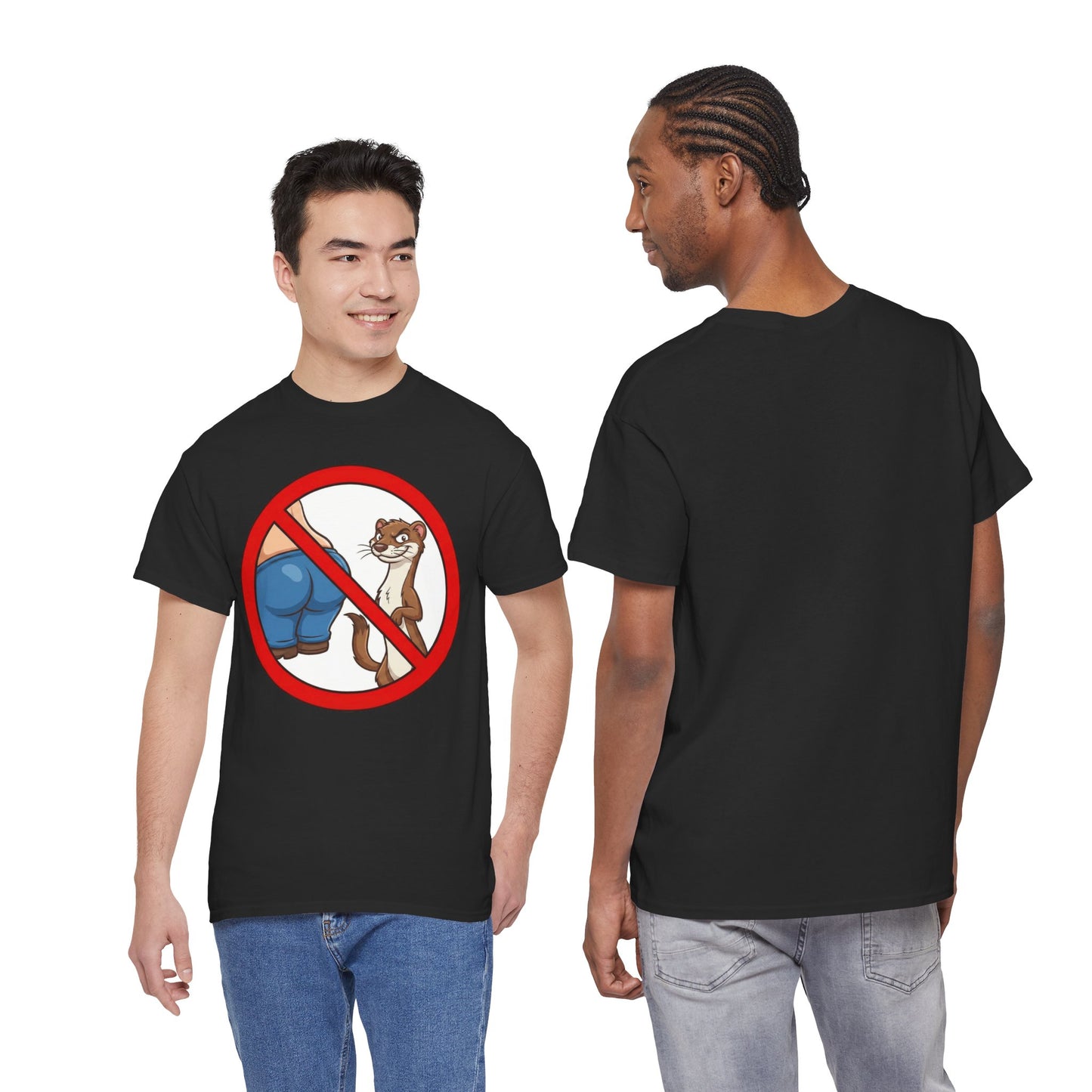 No Butt Weasels Shirt - Sarcastic Animal Graphic Tee - Funny Weird Graphic Tee - Niche Meme Shirt - Bizarre Animal Art Gag Shiret
