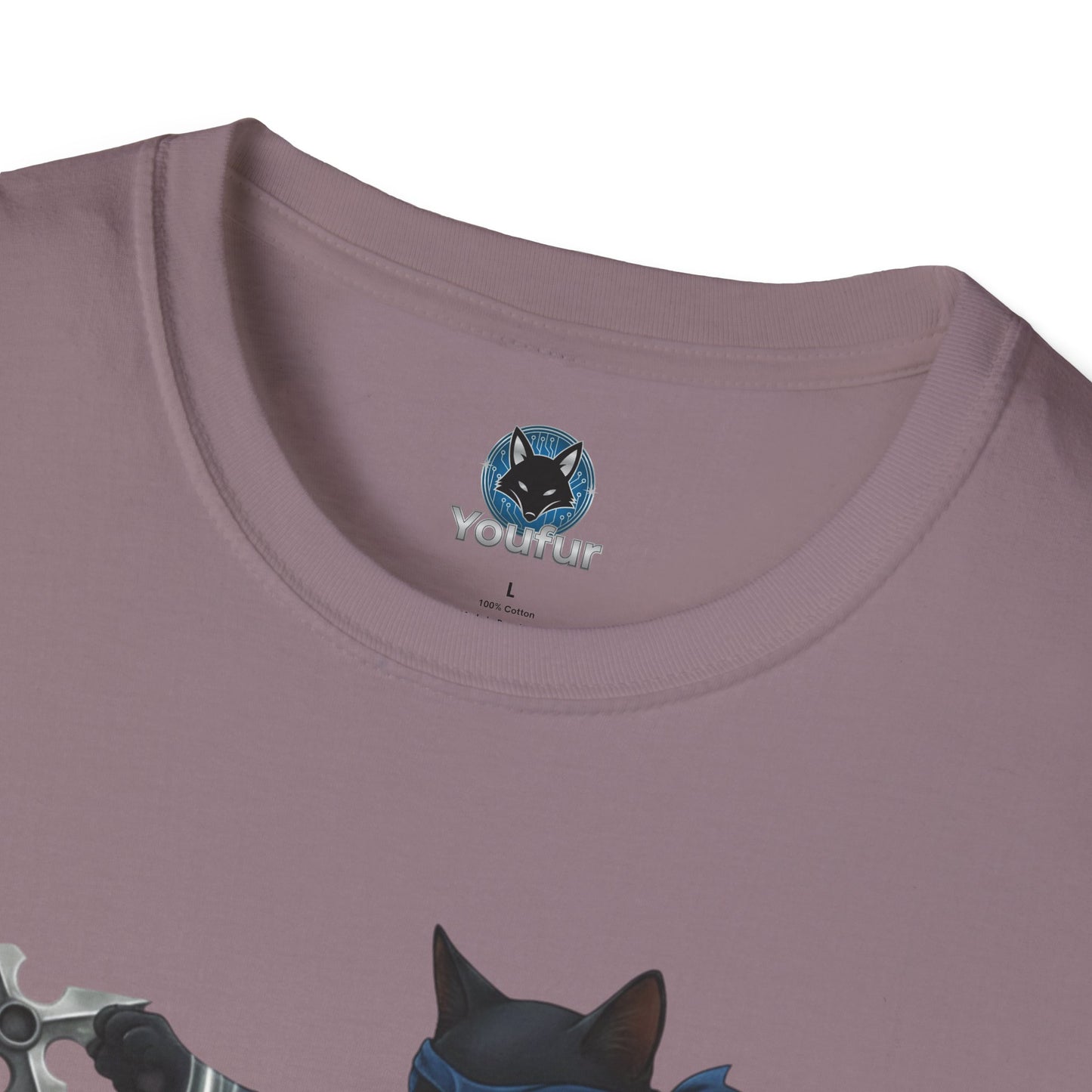 Cat Throwing Chinese Star T-shirt