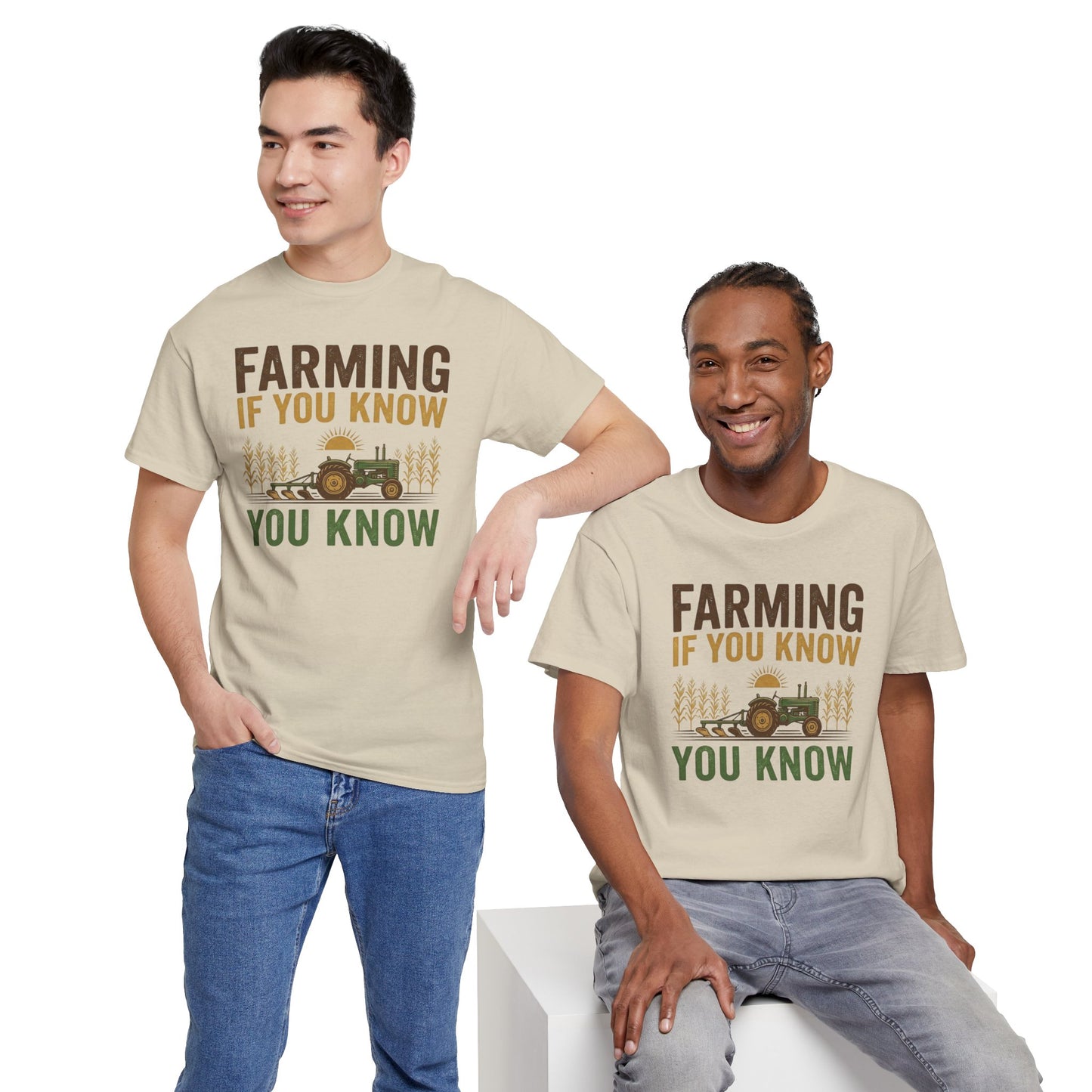 Farming If You Know you Know | Vintage Tractor Shirt | Rustic Farm Life | Agriculture Lovers Graphic Tee | Country Style Farmhouse Clothing