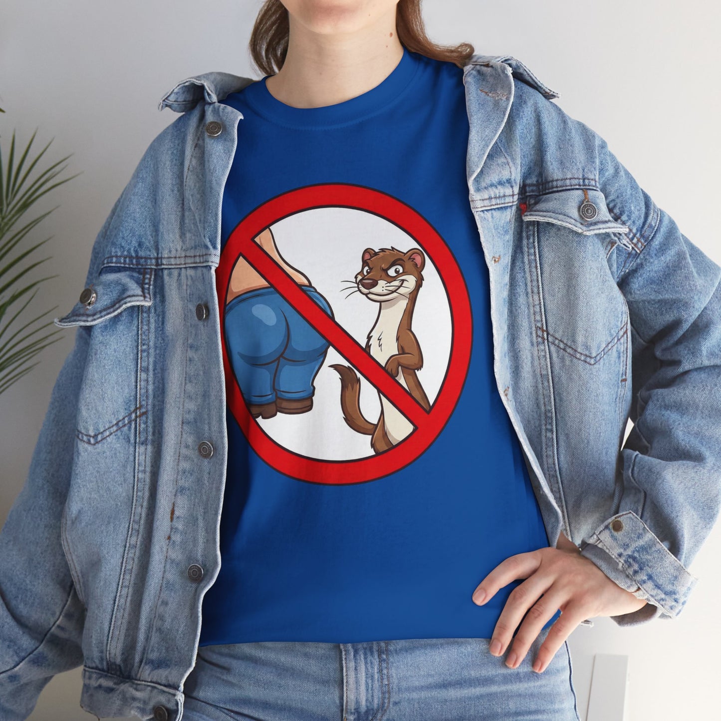 No Butt Weasels Shirt - Sarcastic Animal Graphic Tee - Funny Weird Graphic Tee - Niche Meme Shirt - Bizarre Animal Art Gag Shiret