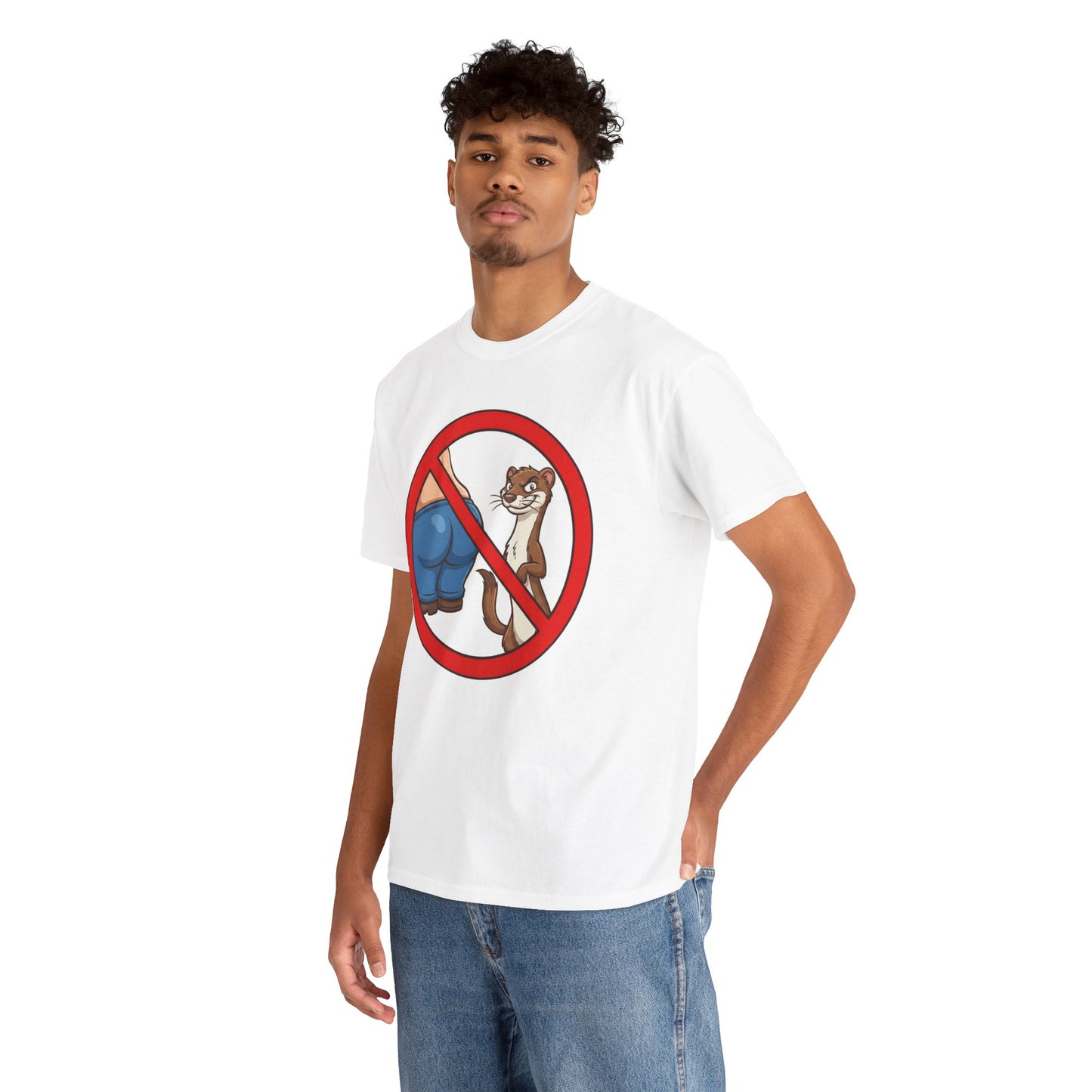 No Butt Weasels Shirt - Sarcastic Animal Graphic Tee - Funny Weird Graphic Tee - Niche Meme Shirt - Bizarre Animal Art Gag Shiret