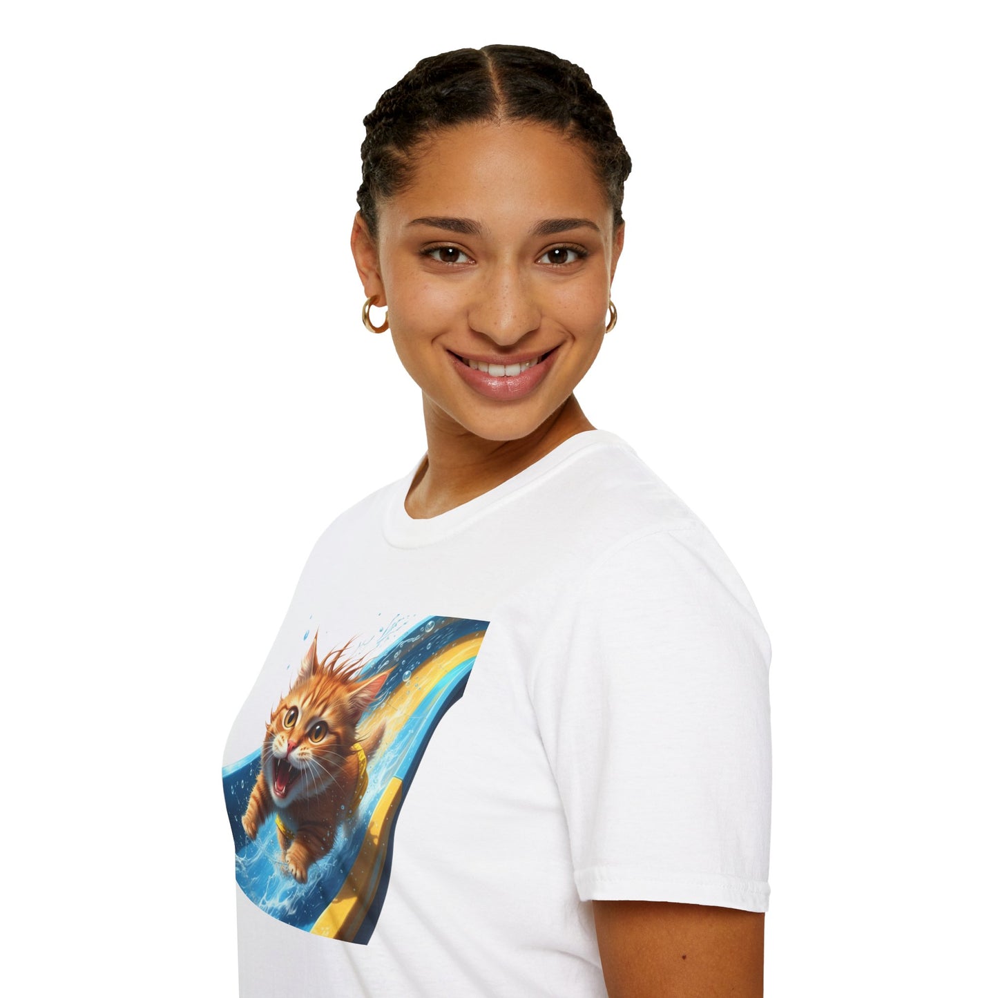 Cat Water Slide T-Shirt