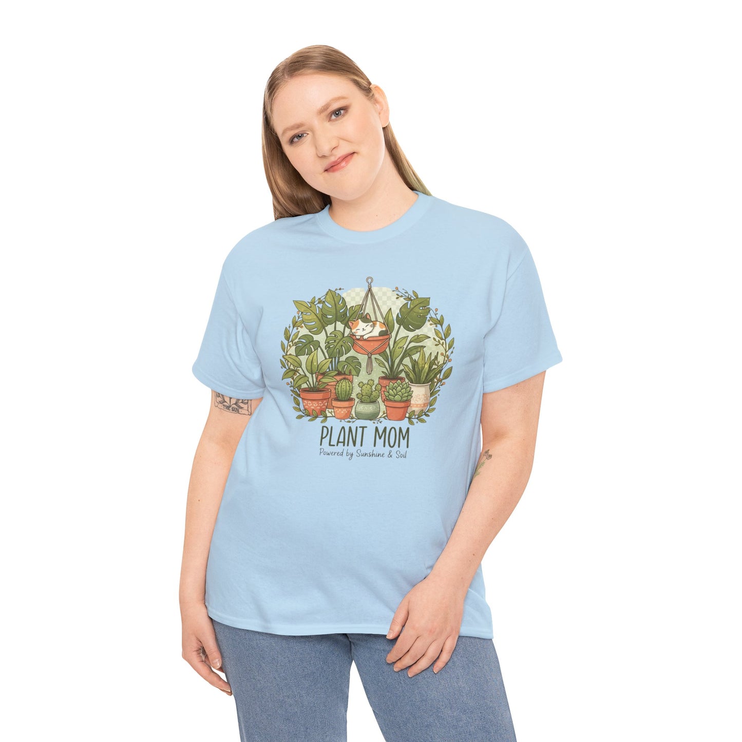 Plant Mom T-Shirt | Potted Plants Illustration, Houseplant Lover Tee