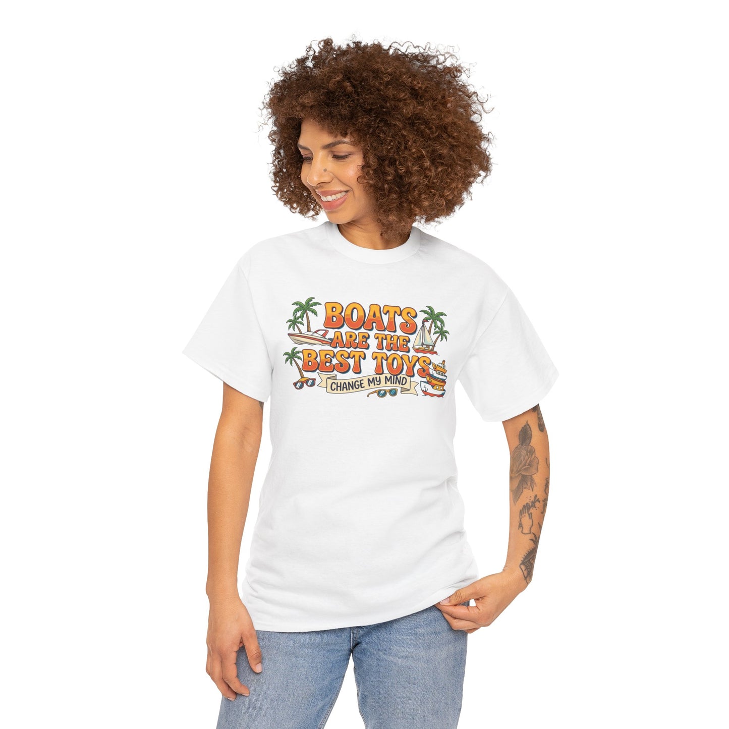 Boats Are The Best Toys Shirt - Funny Captain Gift - Summer Lake Life Tee - Nautical Boating Apparel - Vacation Top Nautical