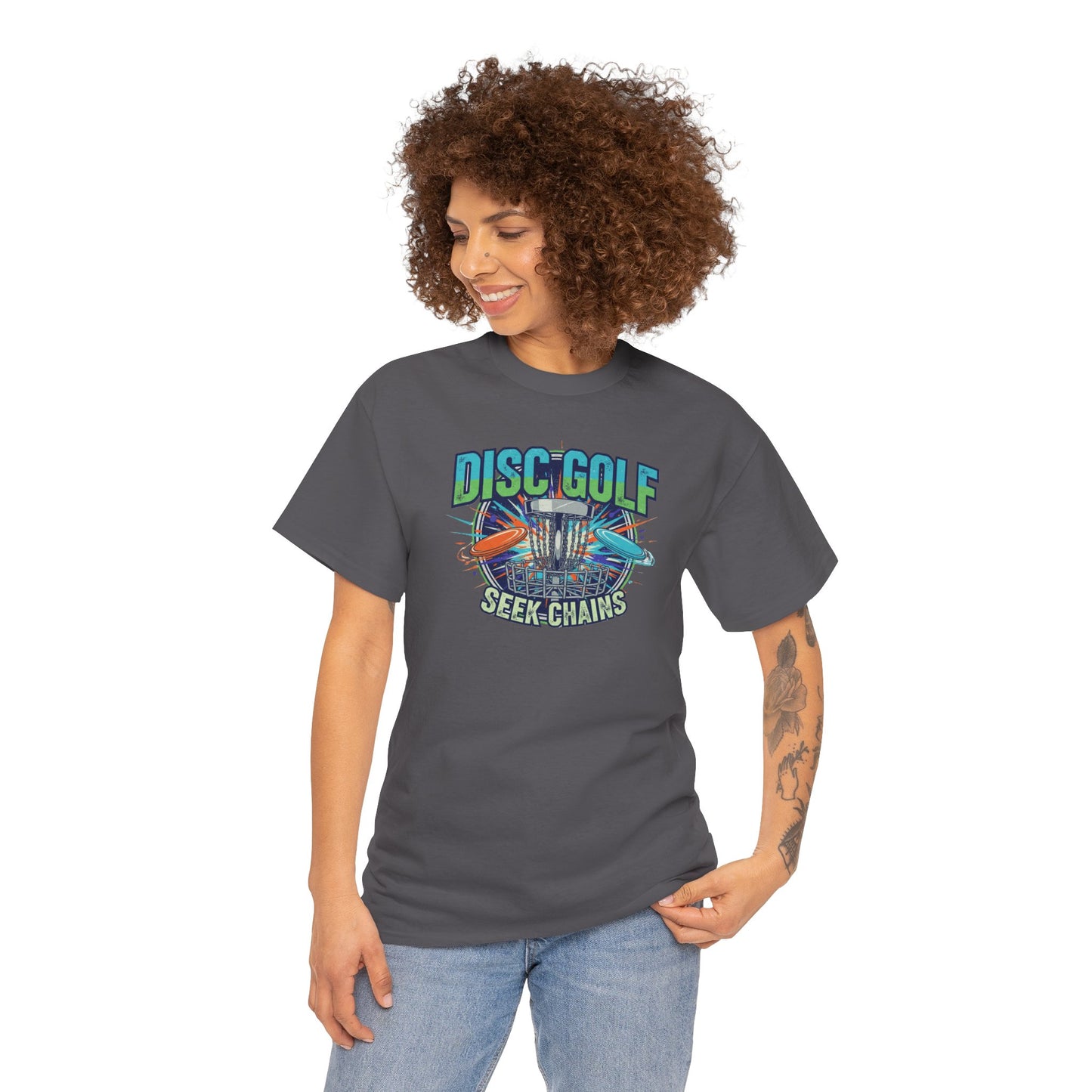 Seek Chains Disc Golf T-Shirt
