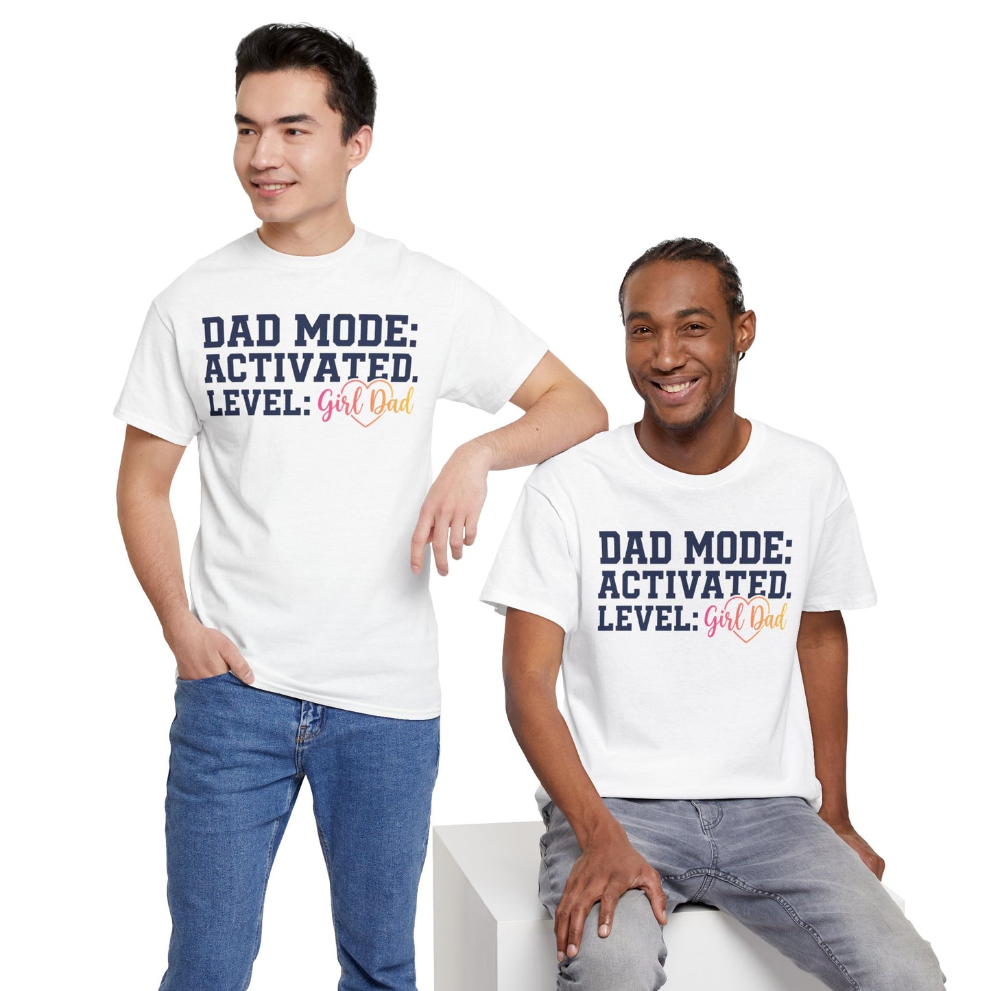Dad Mode: Activated - Girl Dad Shirt - Funny Fathers Day Gift - New Dad Tee - Husband Present From Daughter