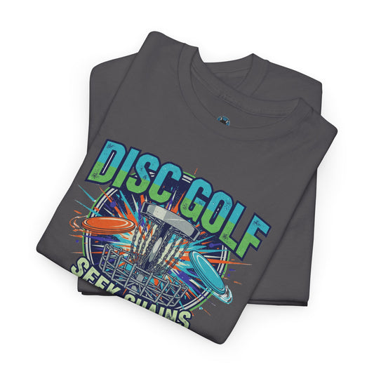 Seek Chains Disc Golf T-Shirt