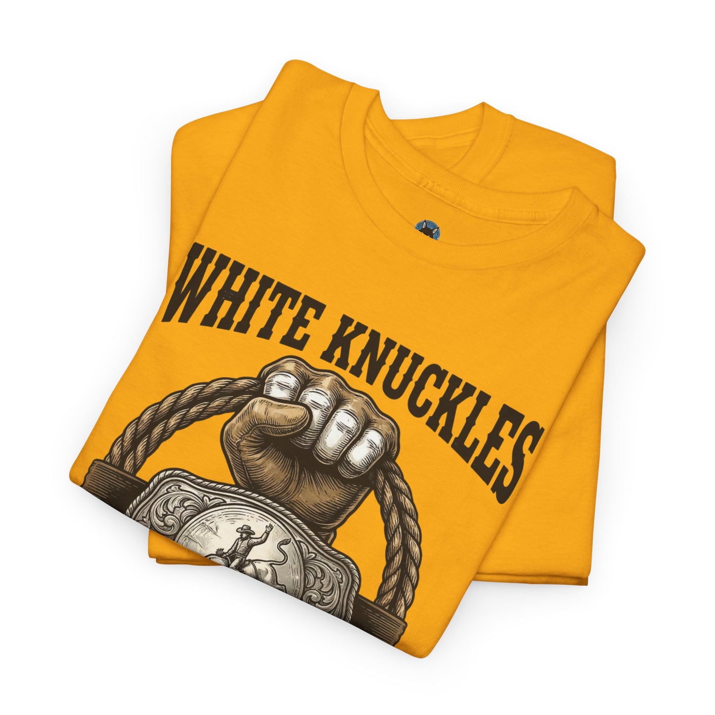 White Knuckles Belt Buckles Shirt, Bull Riding Tee, Rodeo Cowboy Gift, Western Graphic Top, Country Rodeo Apparel