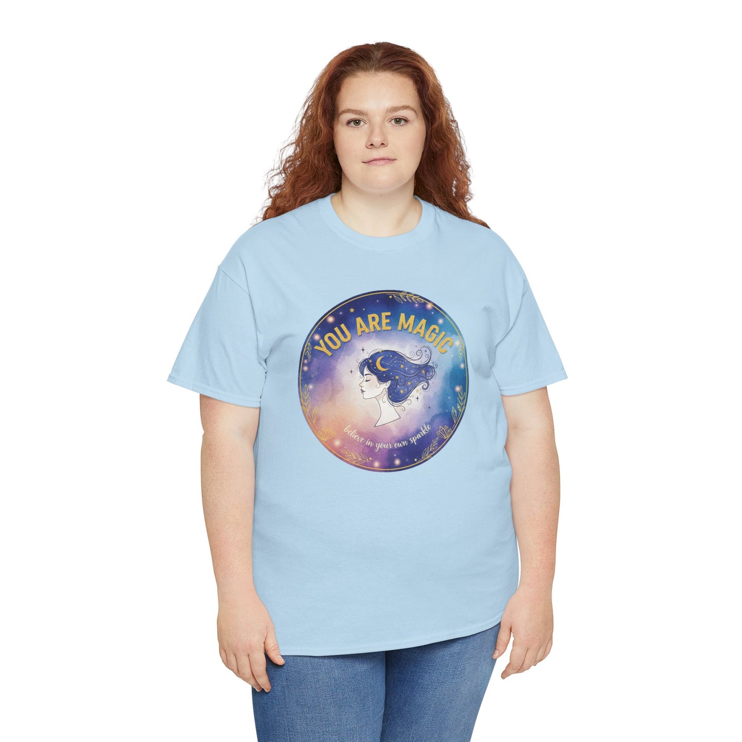 You Are Magic Astronaut Girl T-Shirt | Space Galaxy Moon Graphic Tee