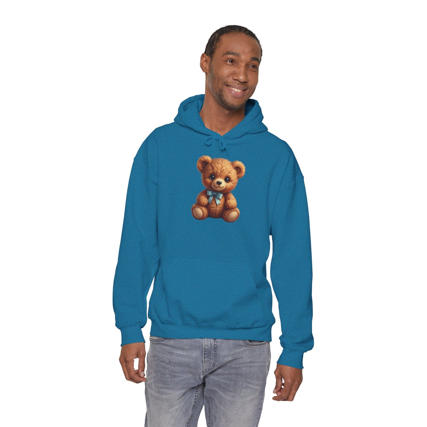 Teddy Bear Hoodie Sweatshirt - Cozy Unisex Heavy Blend™