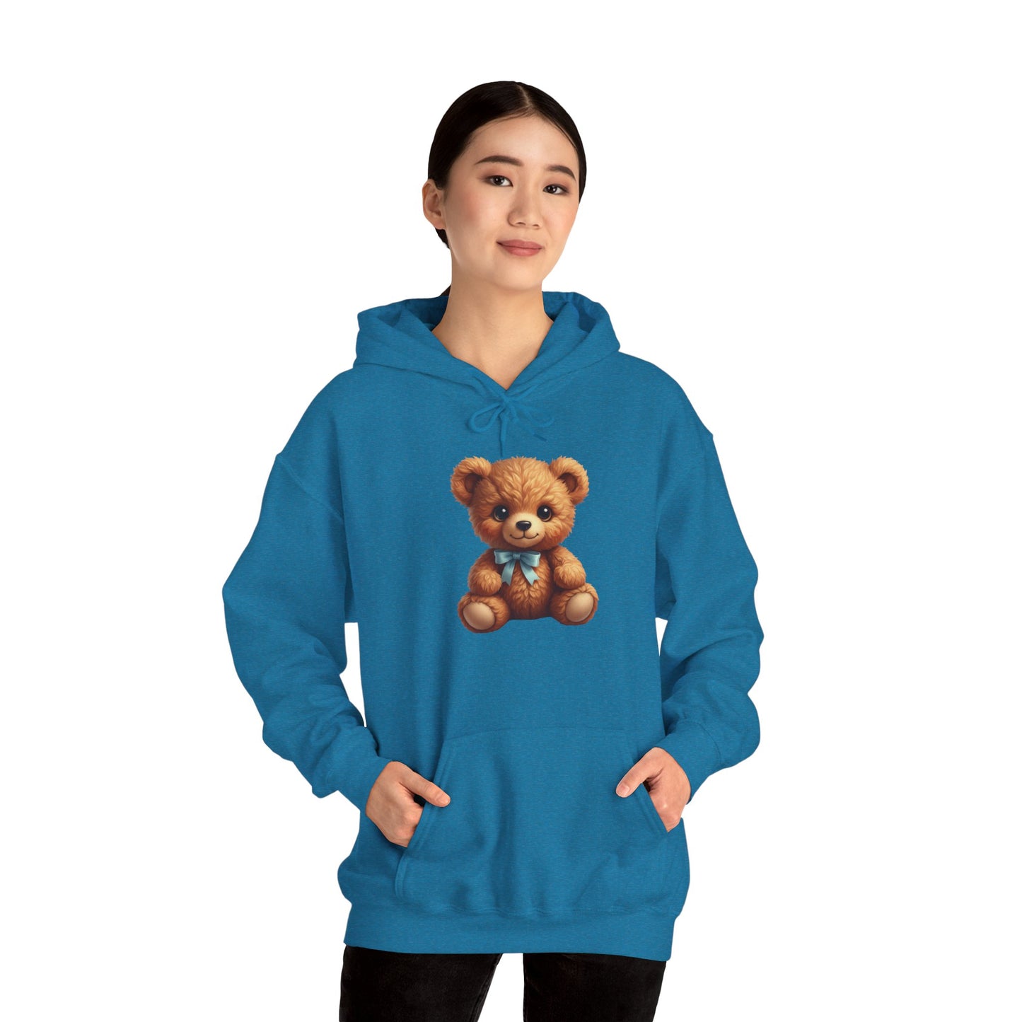 Teddy Bear Hoodie Sweatshirt - Cozy Unisex Heavy Blend™