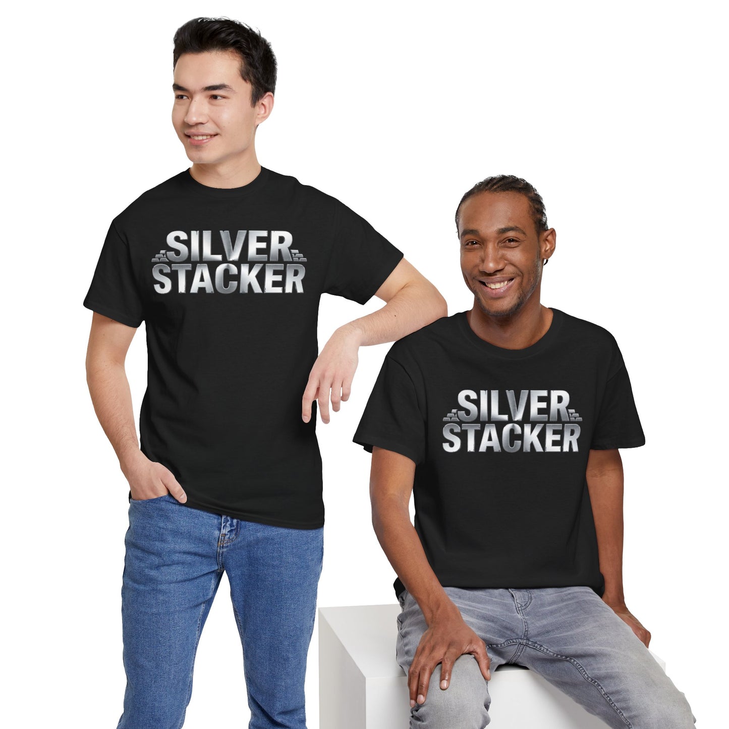 Silver Stacker Shirt -  Precious Metal Collector Gift -  Bullion Investor Tee - Silverbug Apparel - Numismatist Top