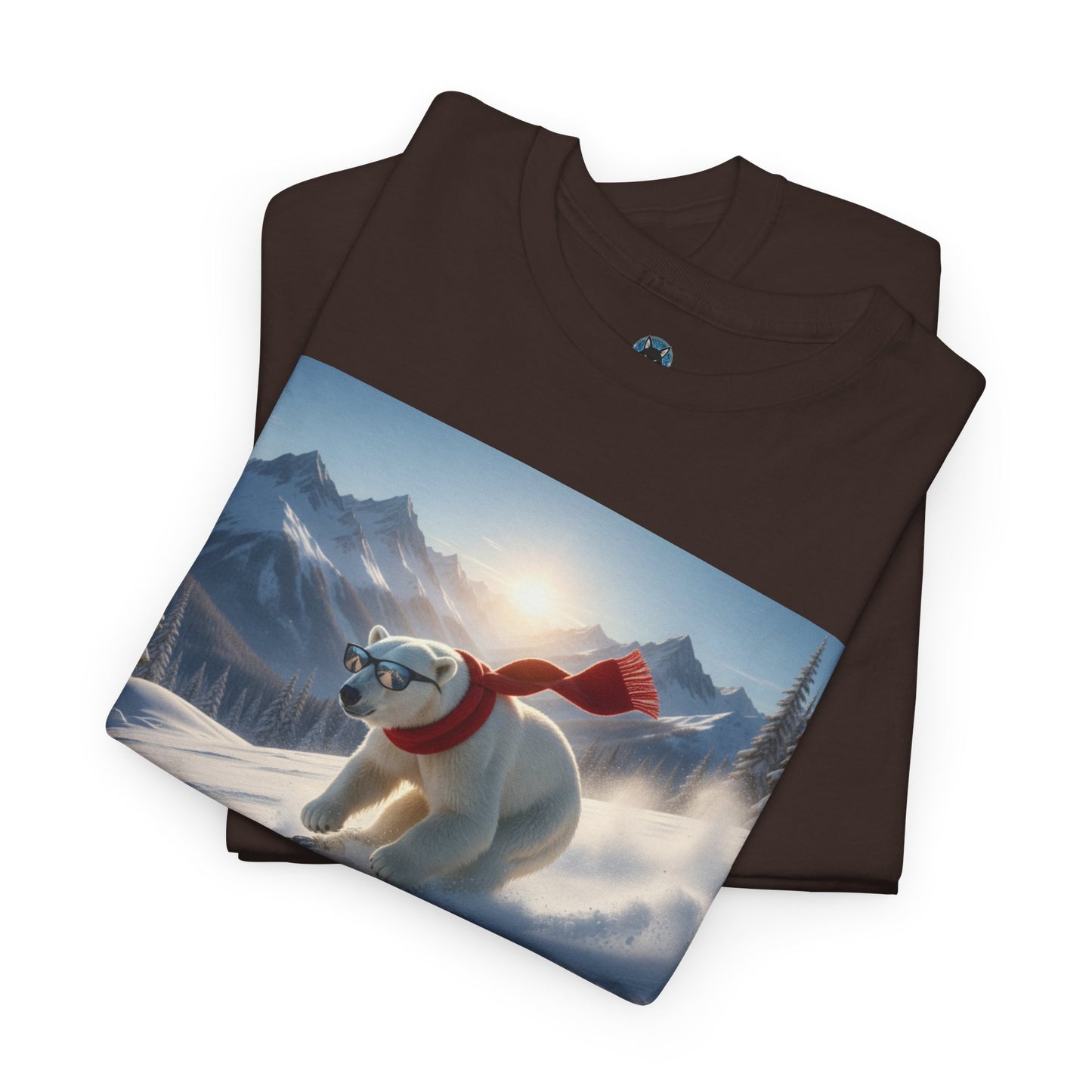 Skiing Polar Bear T-Shirt