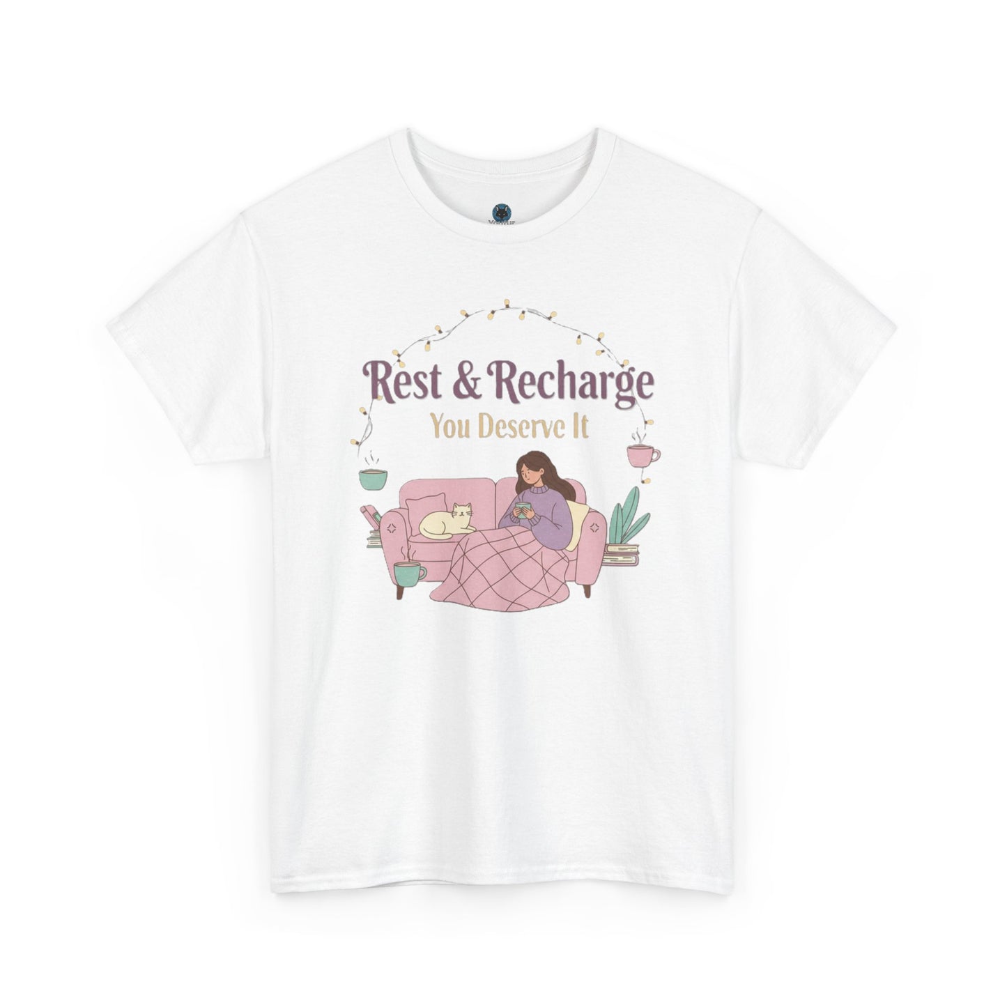Rest & Recharge Unisex Tee Shirt - Relaxation & Comfort Apparel