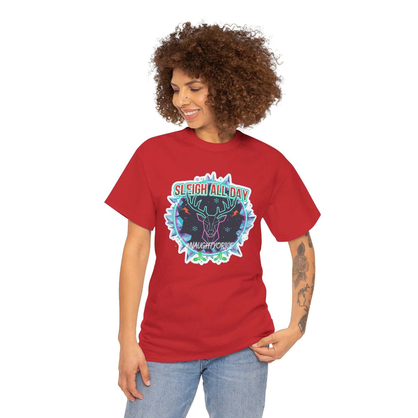 Christmas Sleigh All Day T-Shirt