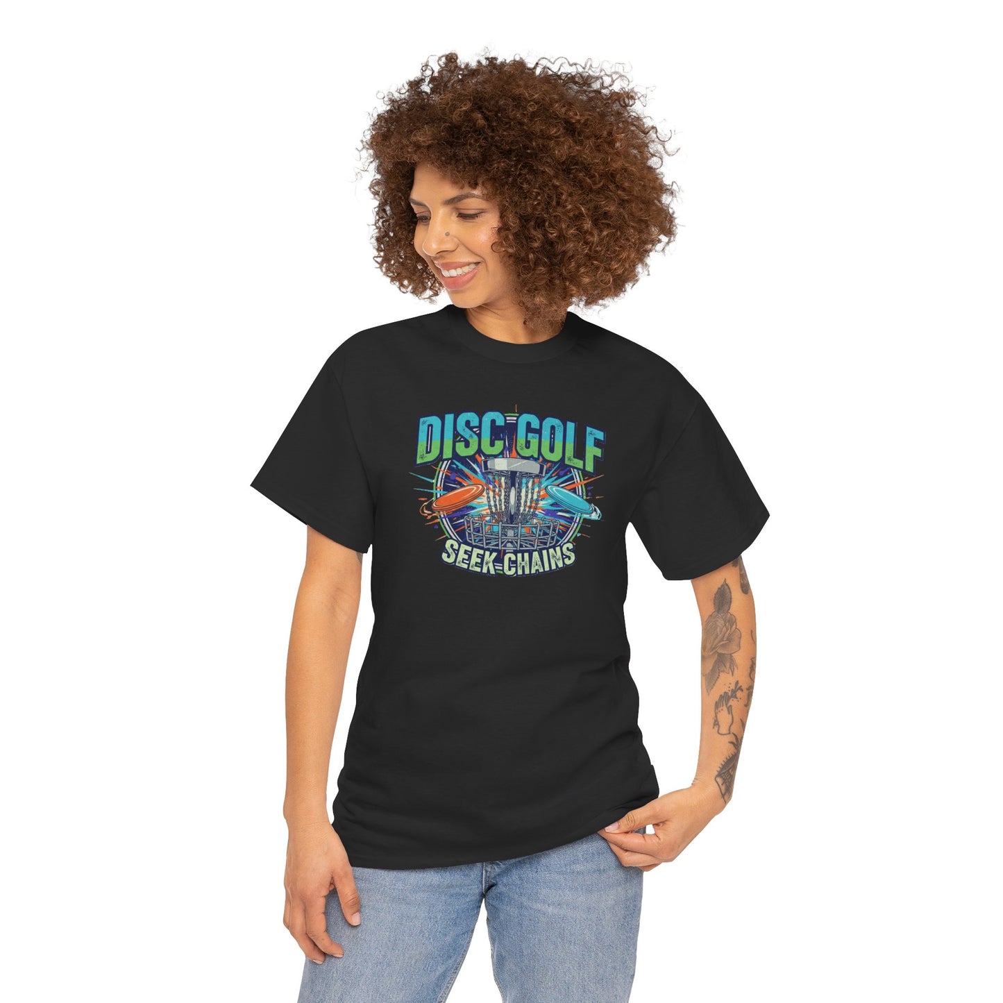 Seek Chains Disc Golf T-Shirt