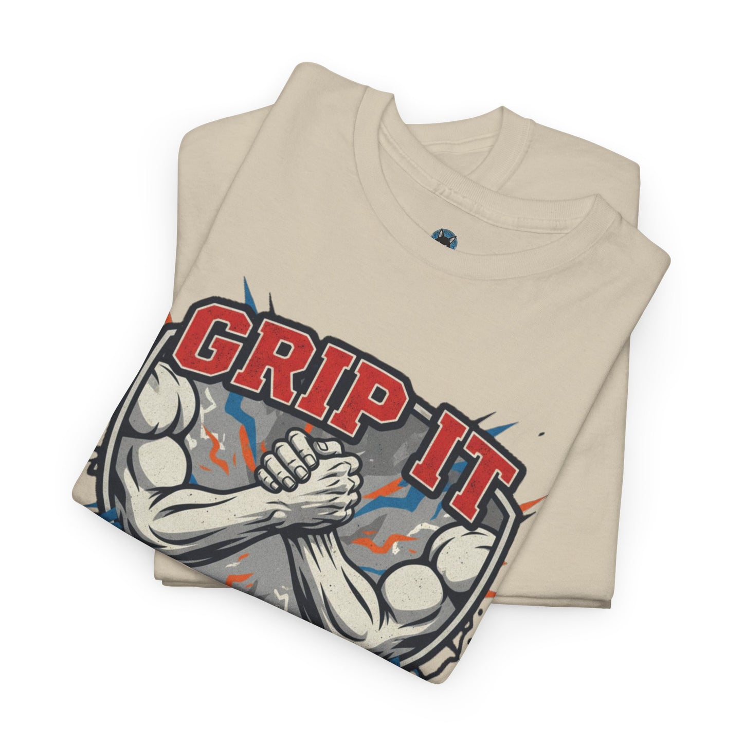 Arm Wrestling  - Grip It and Rip It Unisex Heavy Cotton T-Shirt
