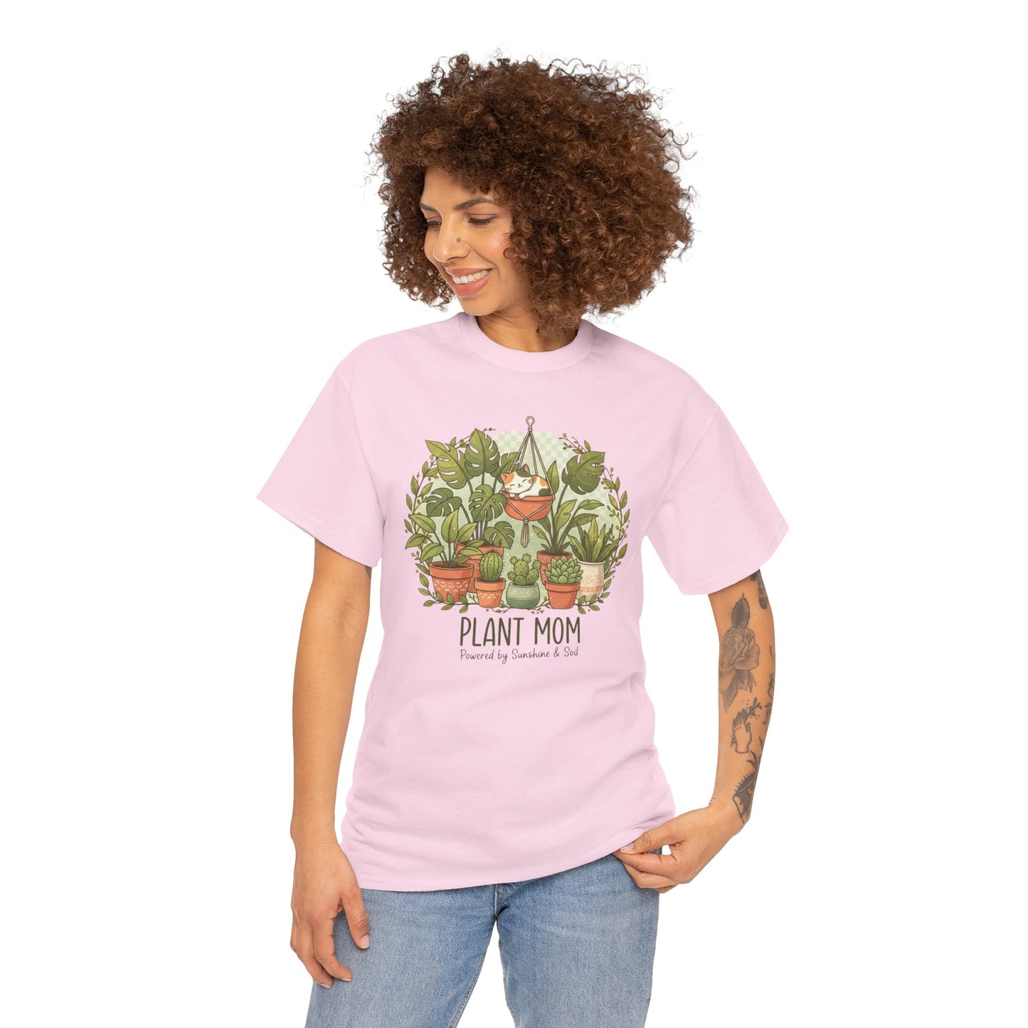 Plant Mom T-Shirt | Potted Plants Illustration, Houseplant Lover Tee