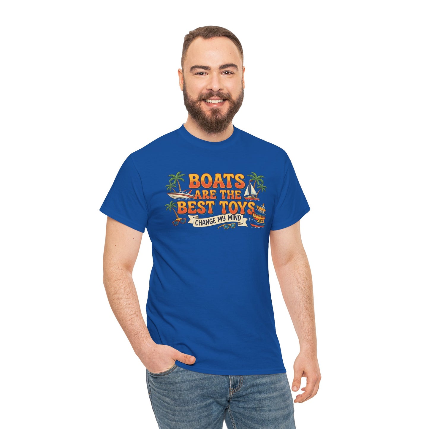 Boats Are The Best Toys Shirt - Funny Captain Gift - Summer Lake Life Tee - Nautical Boating Apparel - Vacation Top Nautical