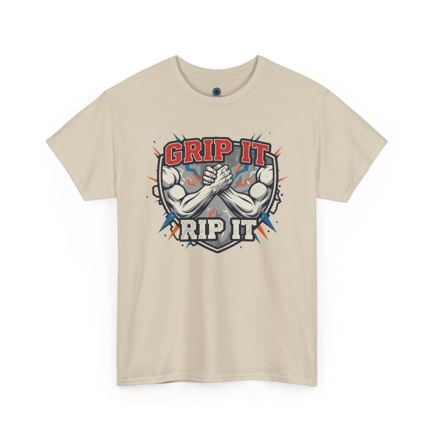 Arm Wrestling  - Grip It and Rip It Unisex Heavy Cotton T-Shirt