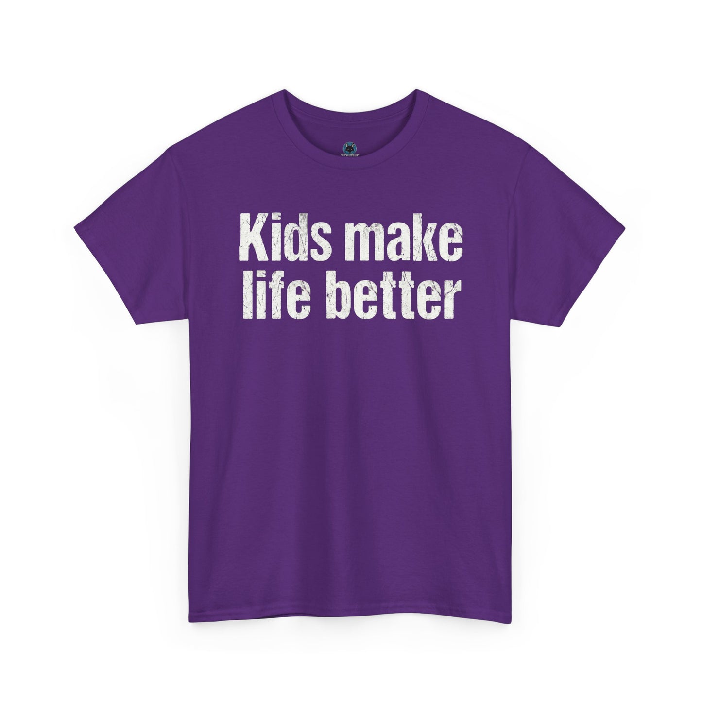 Kids Make Life Better Shirt - Proud Parent Gift - Family Love Tee - Wholesome Quote Top - Positive Mom Dad Apparel