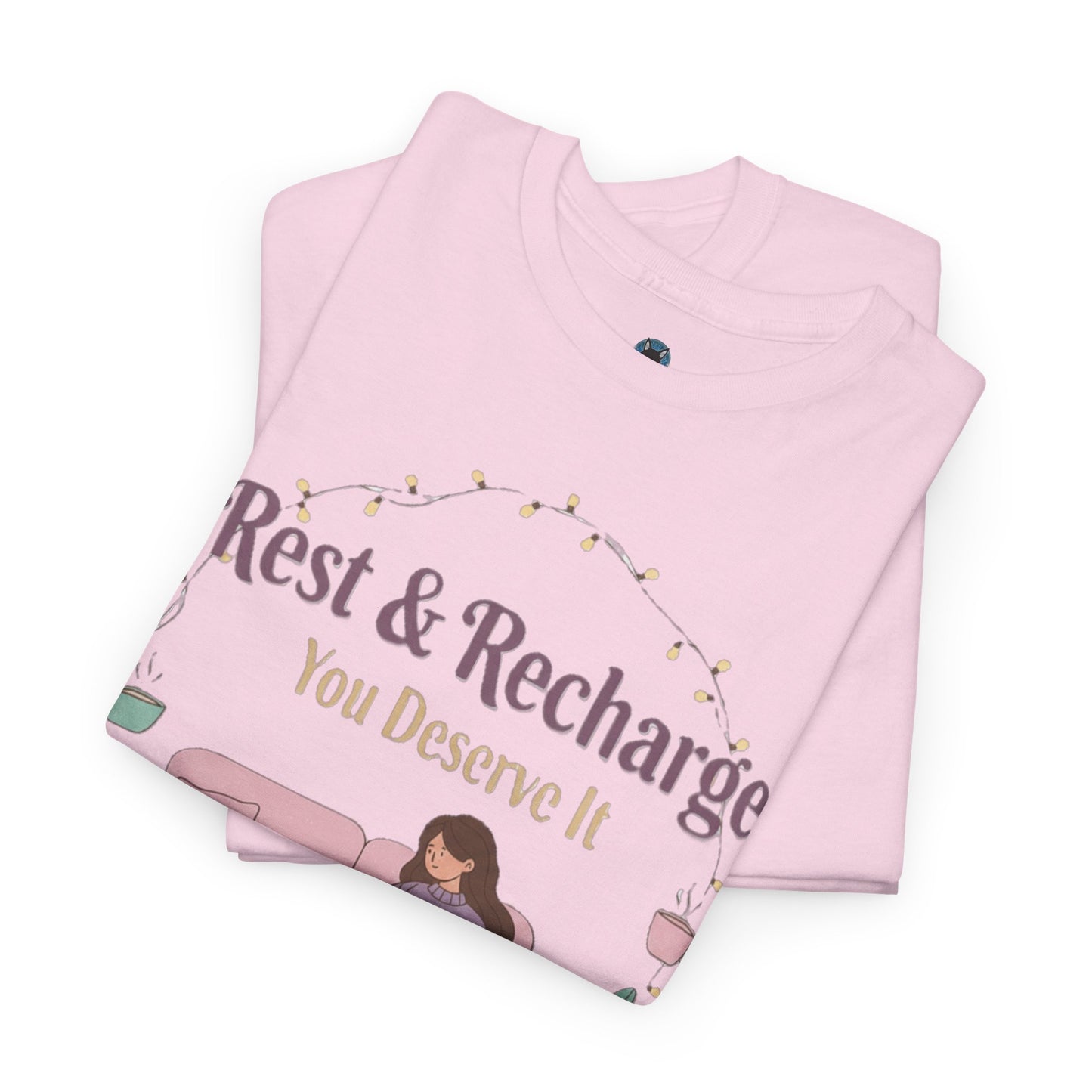 Rest & Recharge Unisex Tee Shirt - Relaxation & Comfort Apparel