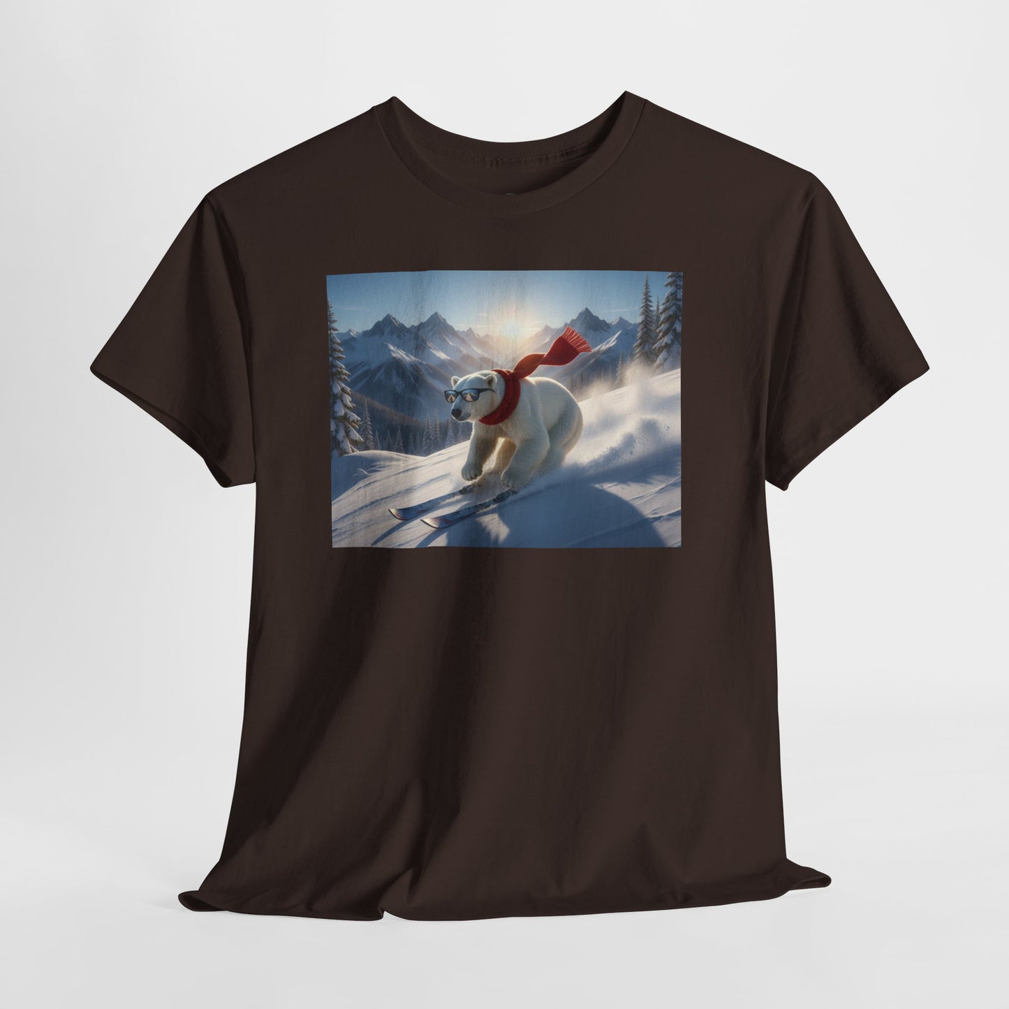 Skiing Polar Bear T-Shirt
