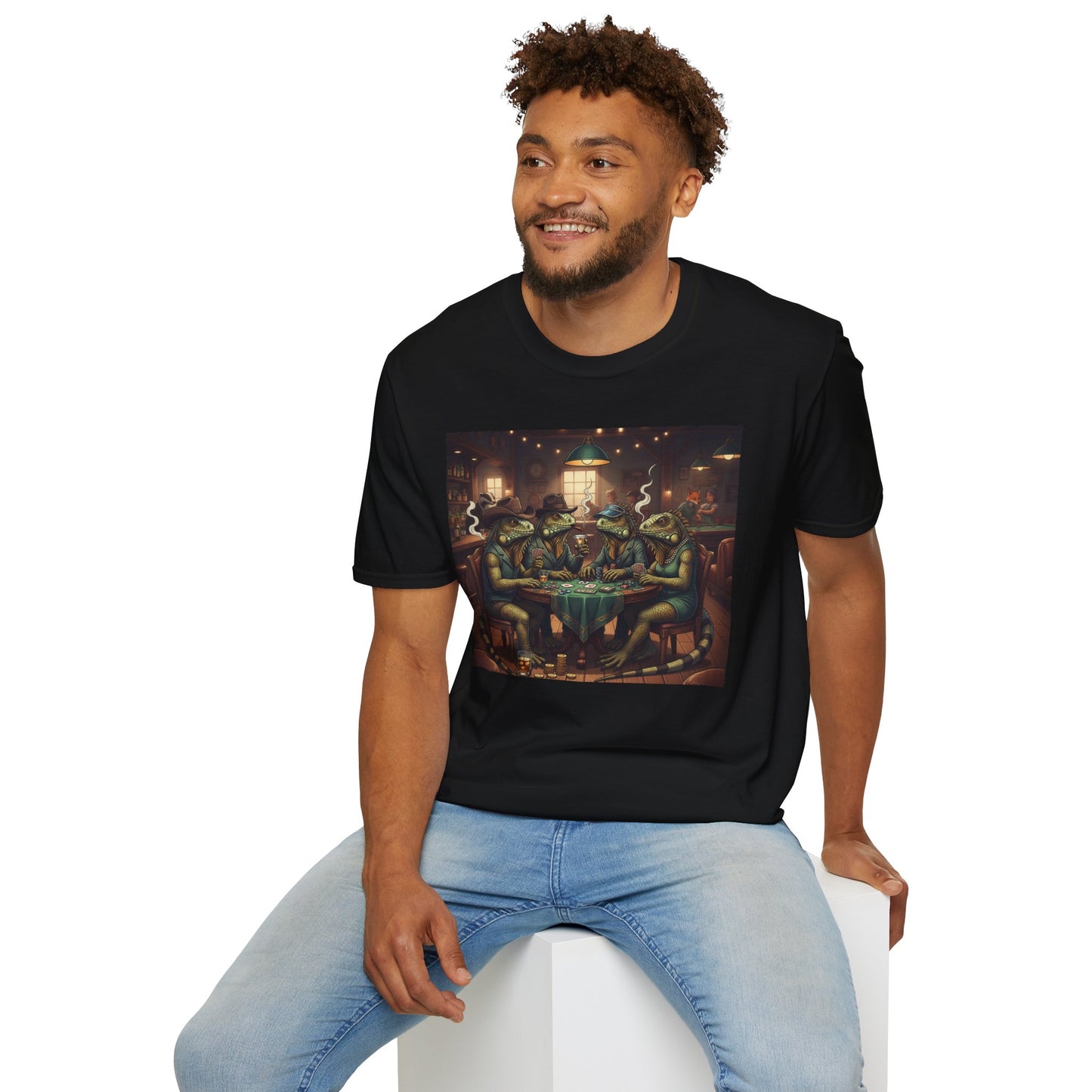 Lizards Playing Cards T-Shirt