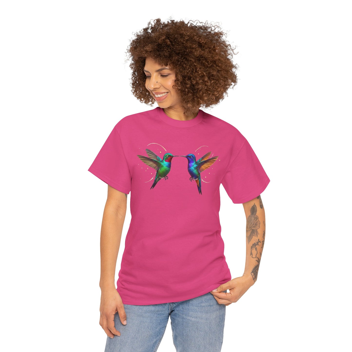 Hummingbirds T-Shirt - Unisex Heavy Cotton