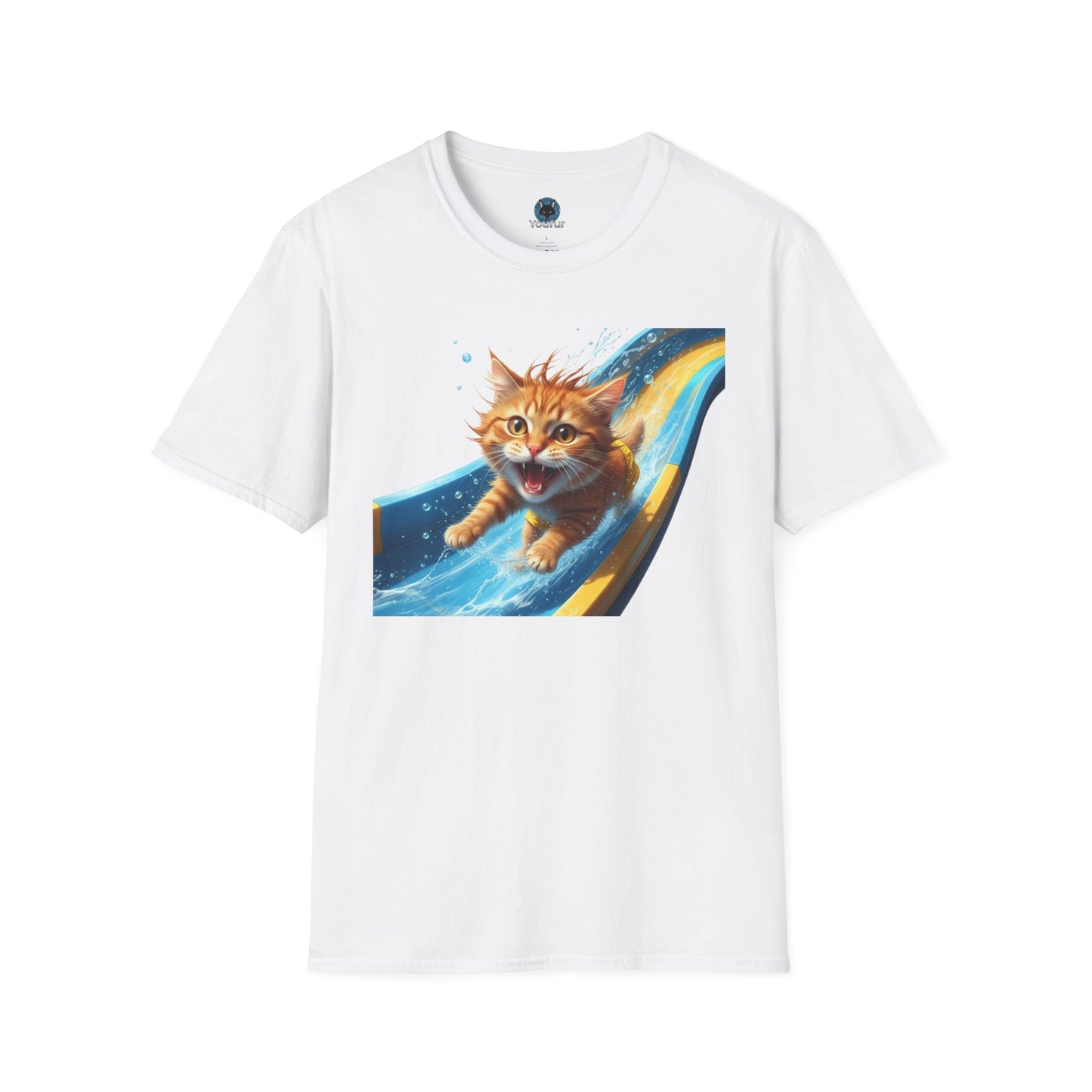 Cat Water Slide T-Shirt