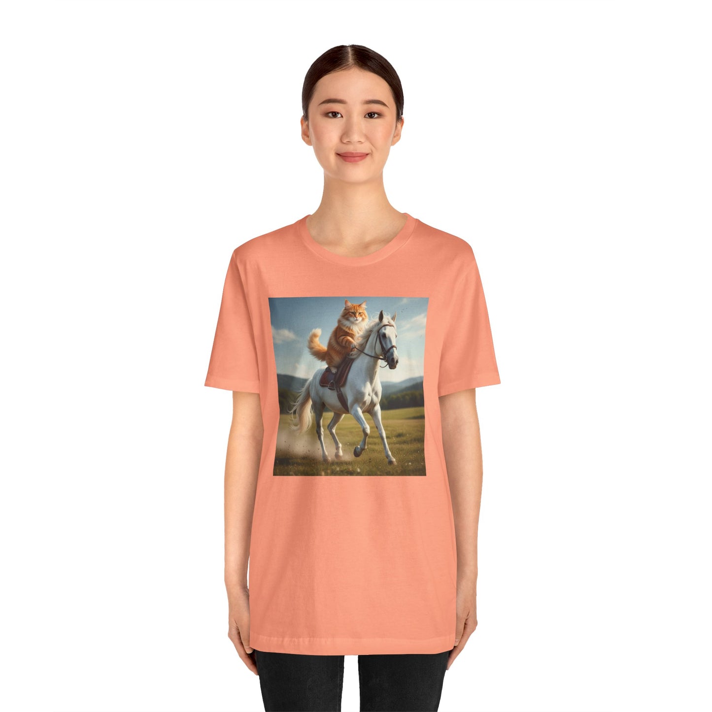 Cat Riding Horse T-Shirt
