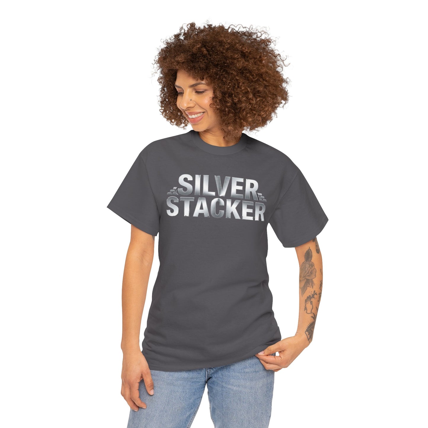 Silver Stacker Shirt -  Precious Metal Collector Gift -  Bullion Investor Tee - Silverbug Apparel - Numismatist Top