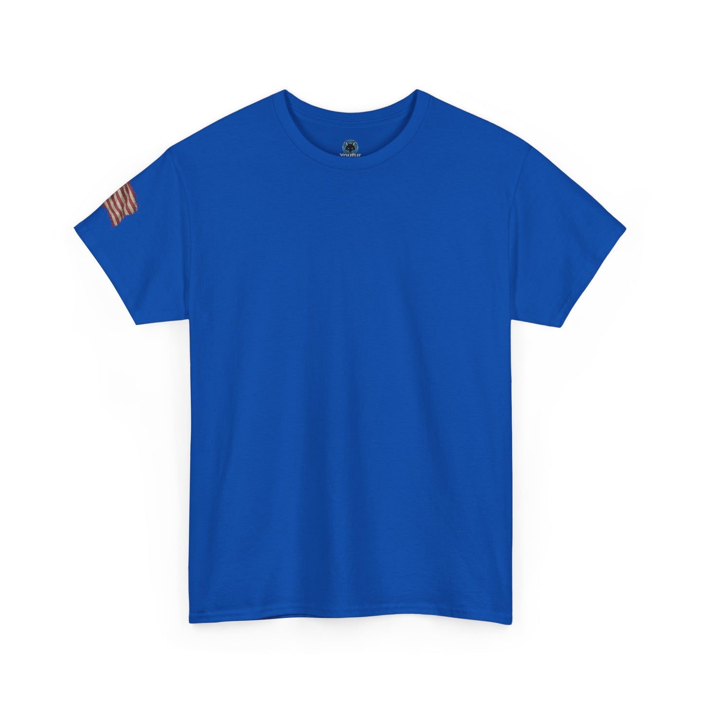 Patriotic Tee with Bald Eagle and Flag