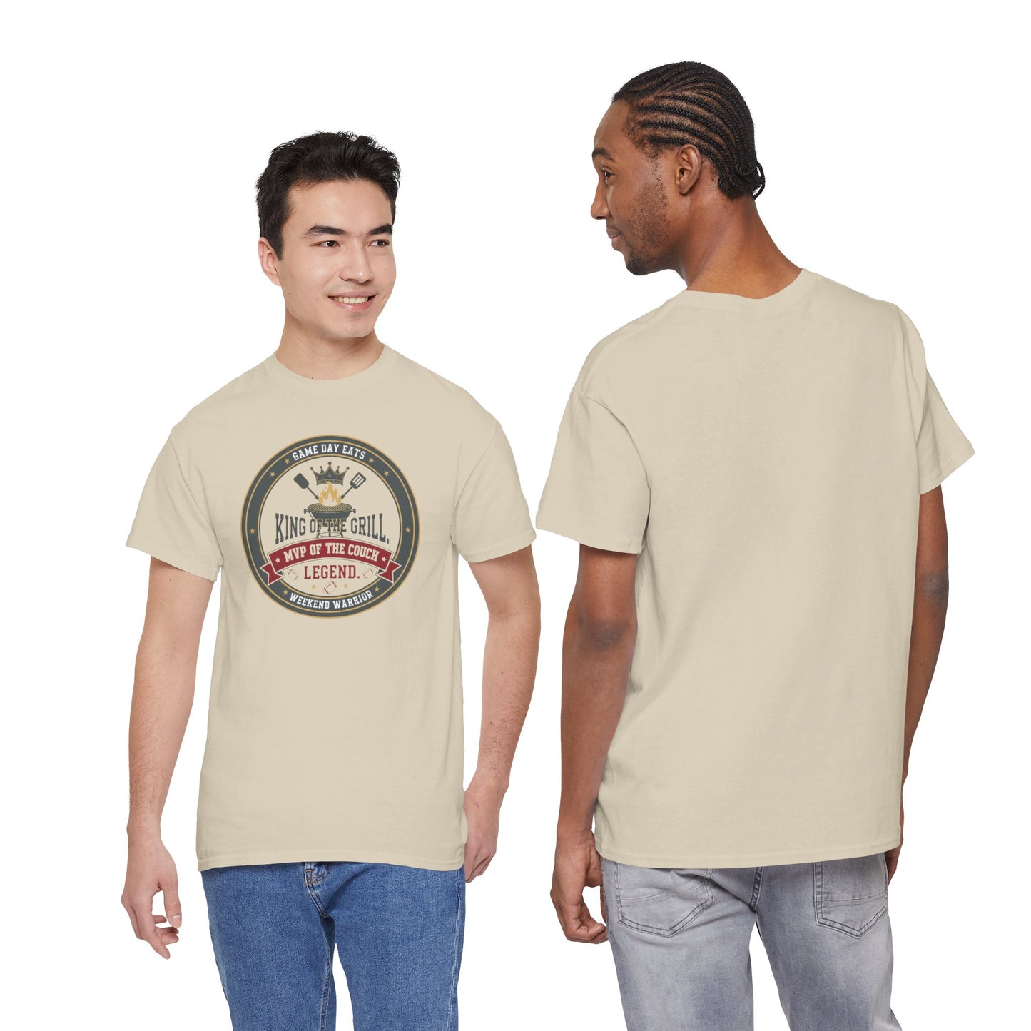King of the Grill MVP of the Couch Shirt- Funny Dad- BBQ Gift- Weekend Warrior Legend Tee- Fathers Day