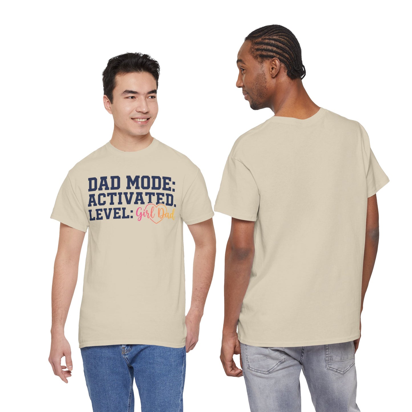 Dad Mode: Activated - Girl Dad Shirt - Funny Fathers Day Gift - New Dad Tee - Husband Present From Daughter