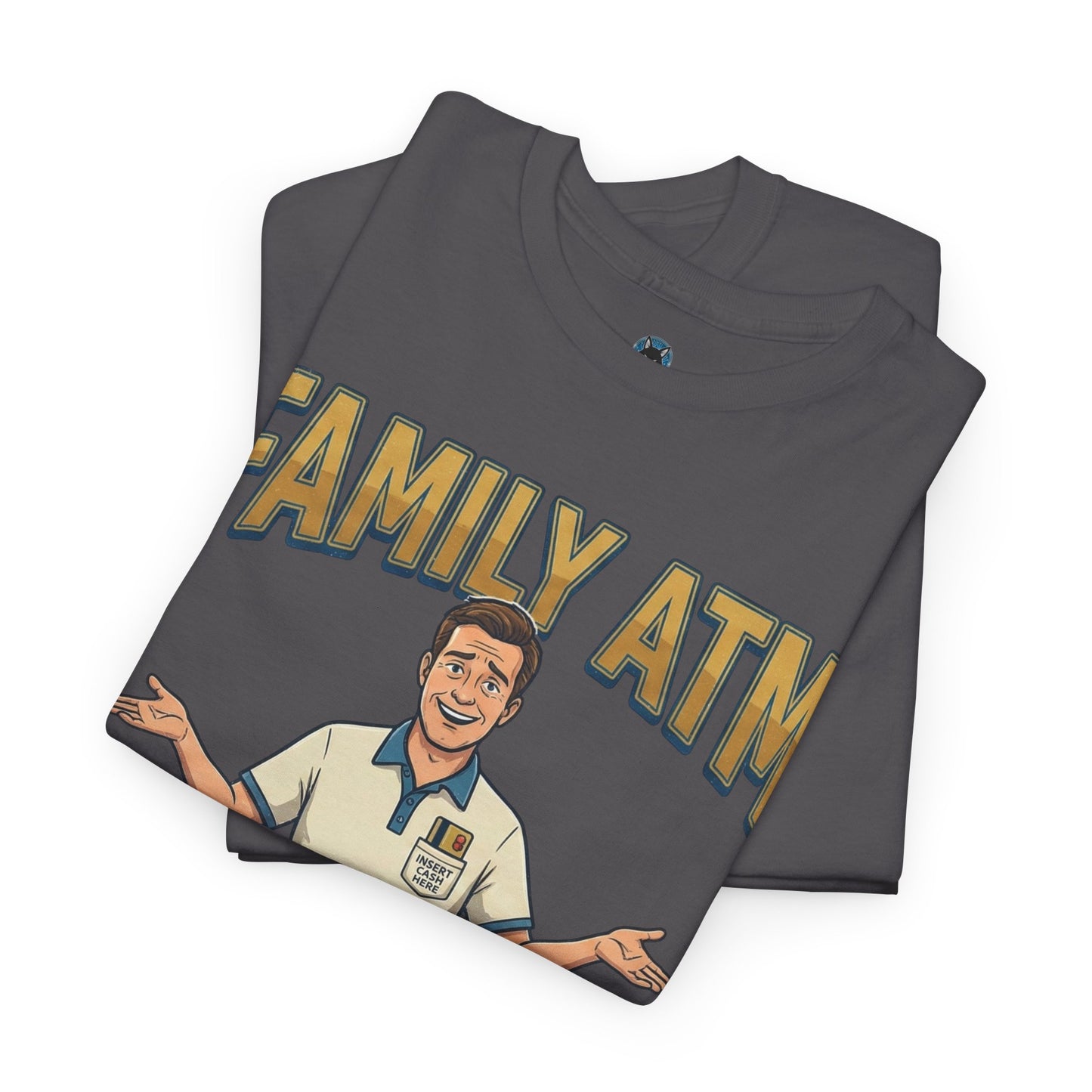 Family ATM Funny Dad Shirt, Father's Day Gift, Husband Birthday Idea, Dad Bank Tee, Humor Top For Men