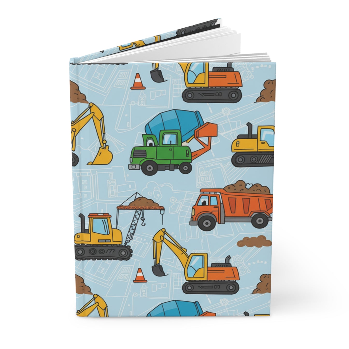 Construction Journal - Hardcover Journal Matte