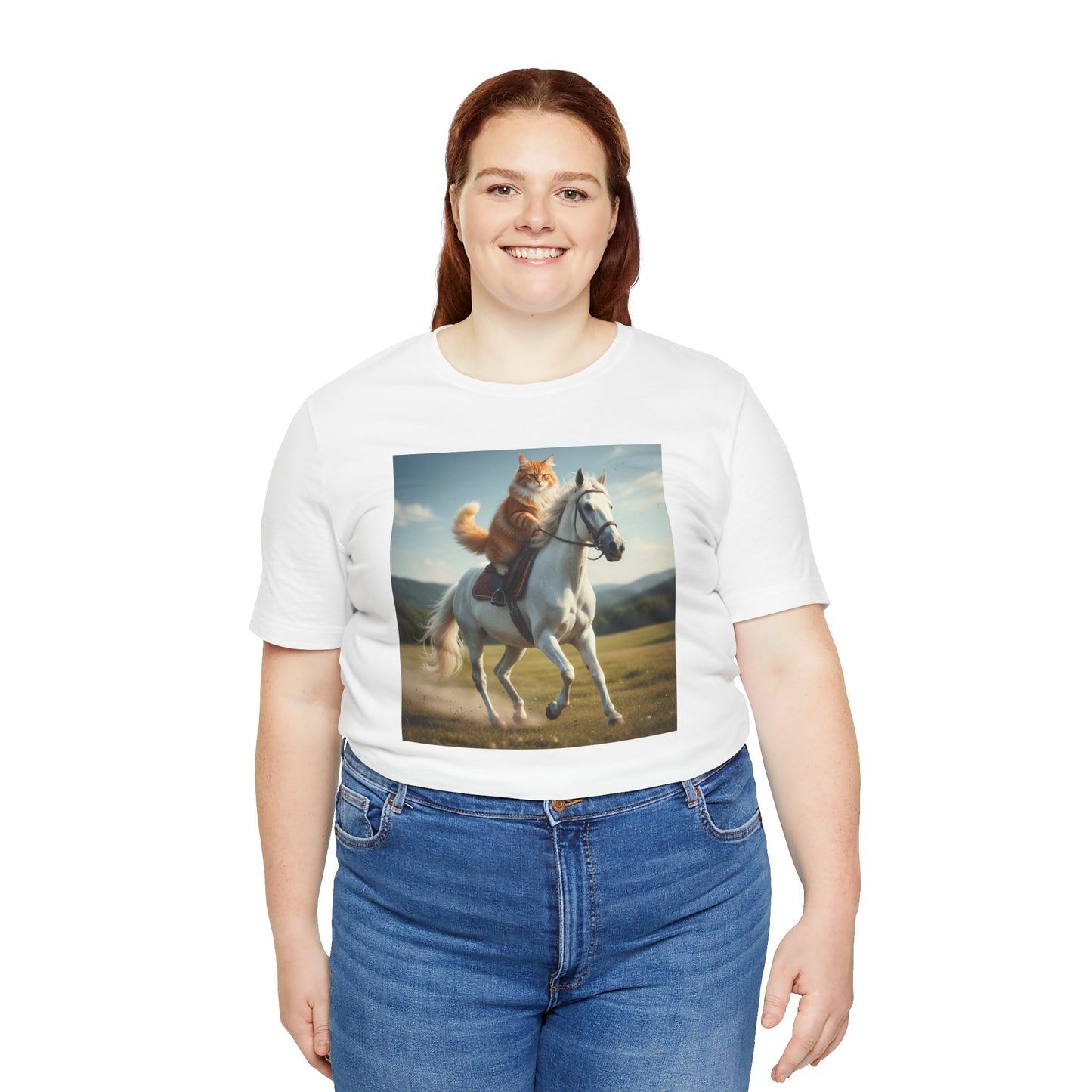 Cat Riding Horse T-Shirt